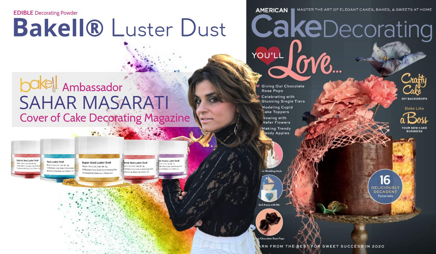 Edible Gold Pearl Luster Dust & Paint | Kosher & Halal Certified