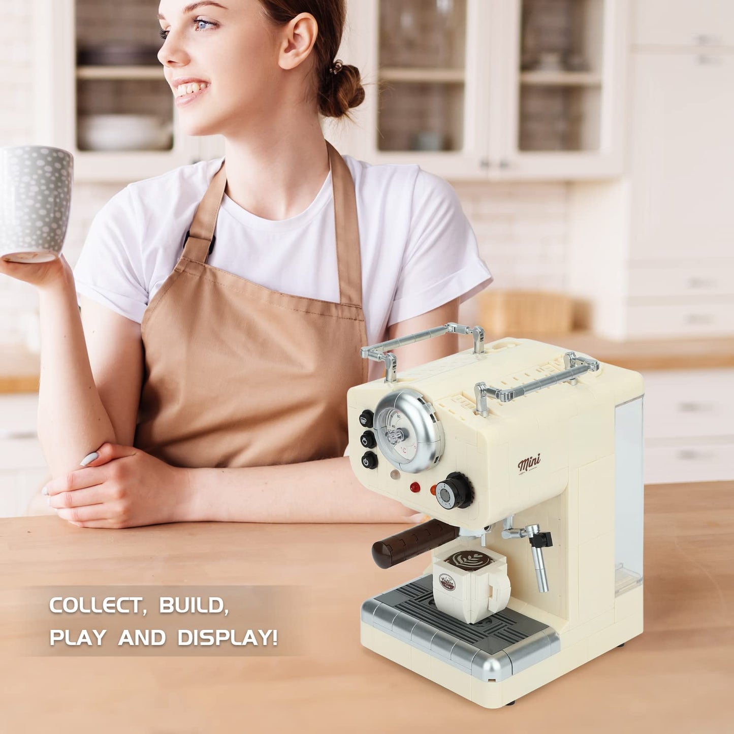 Coffee Machine Toy Building Set