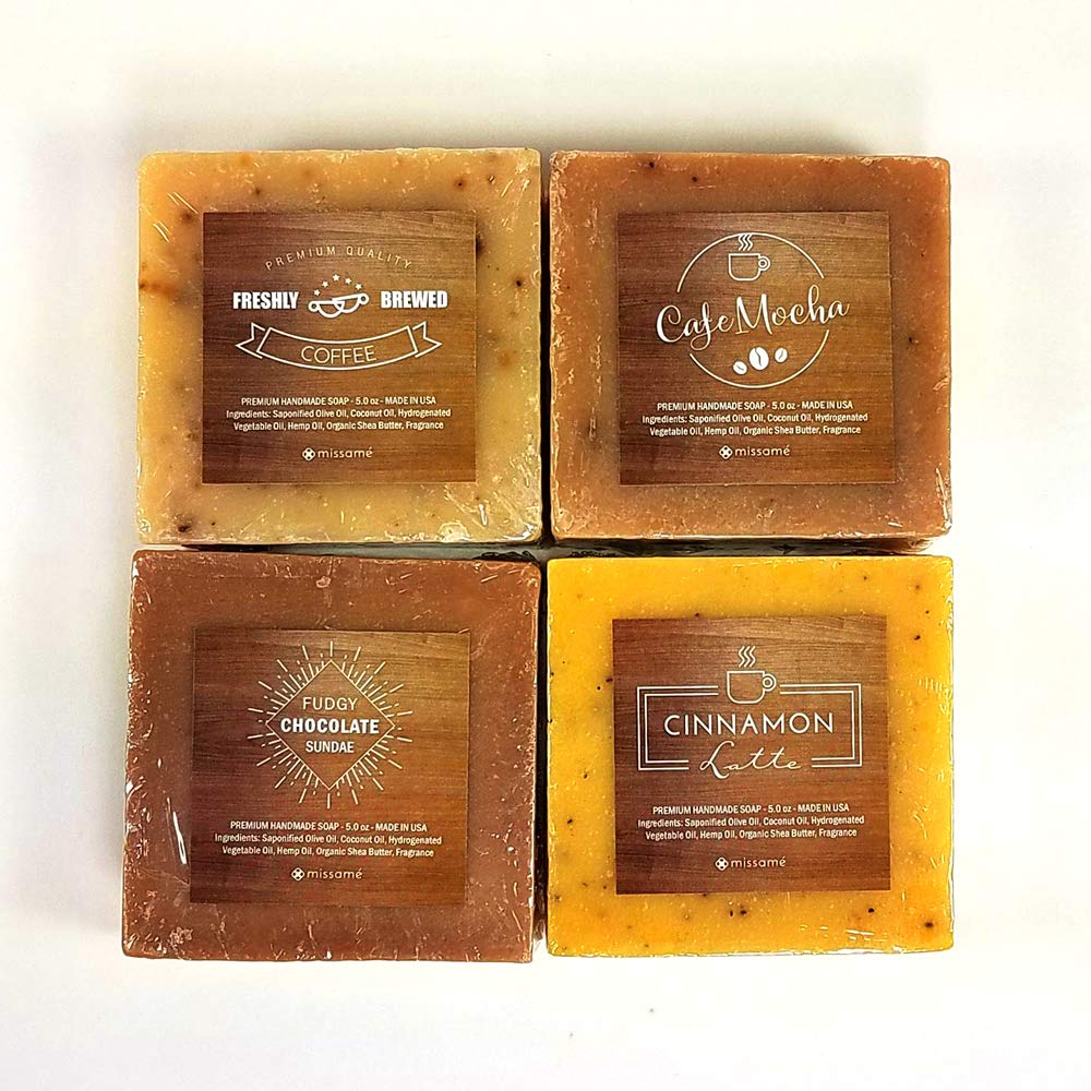 Handmade Bar Soap Gift Set - Coffee & Chocolate