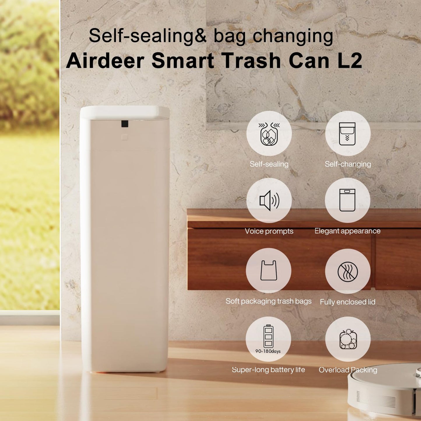 Automatic Smart Trash Can with Motion Sensor