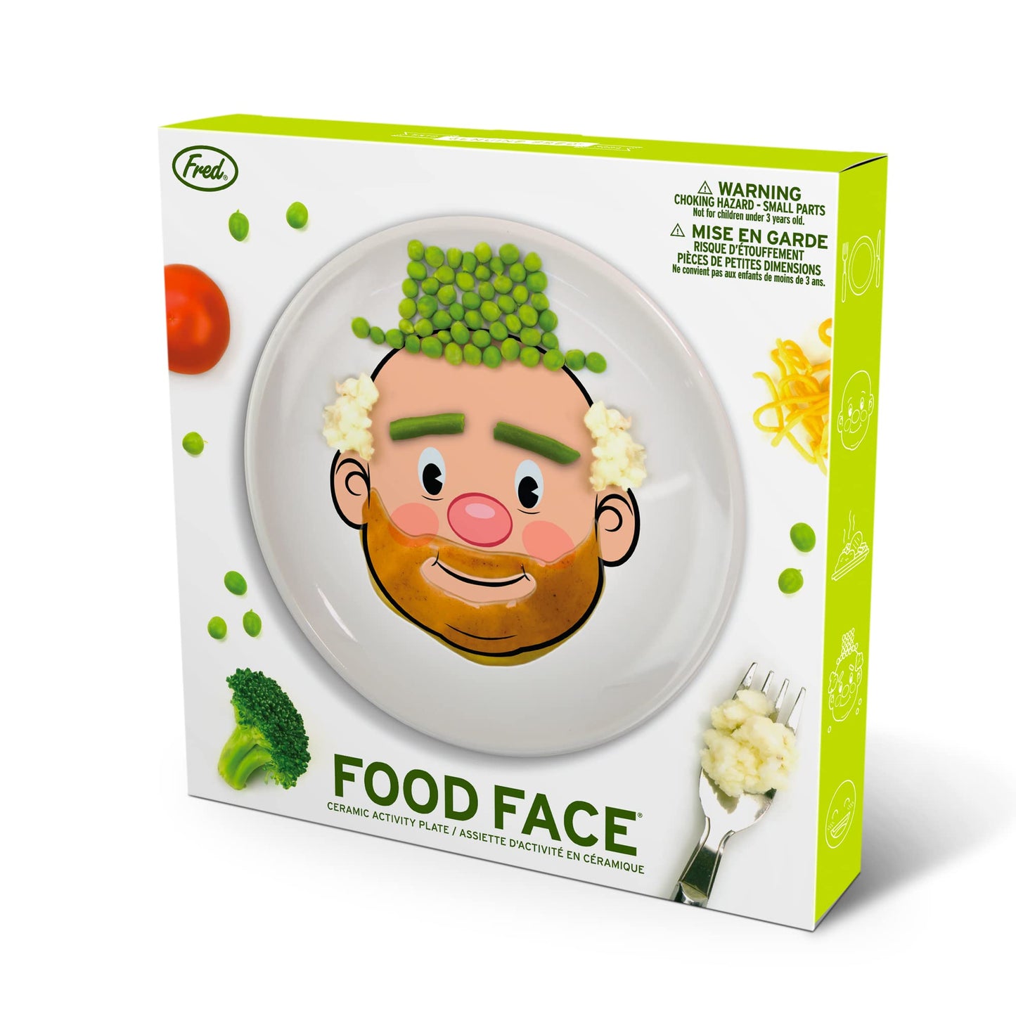 Mr. Food Face Kids' Dinner Plate