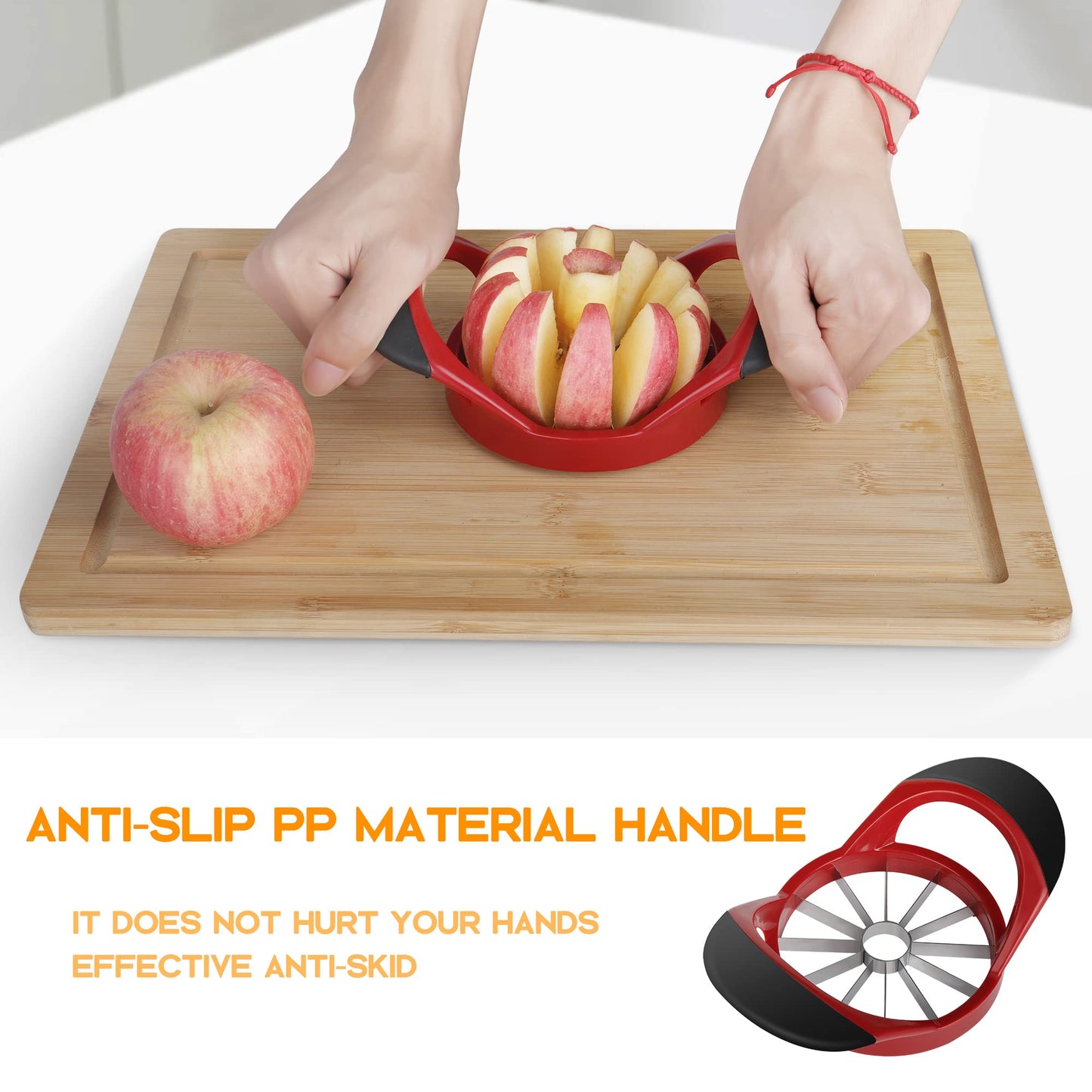 Apple Cutter and Slicer - Stainless Steel