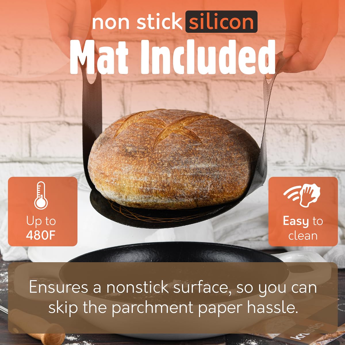 Cast Iron Dutch Oven for Sourdough Bread Baking