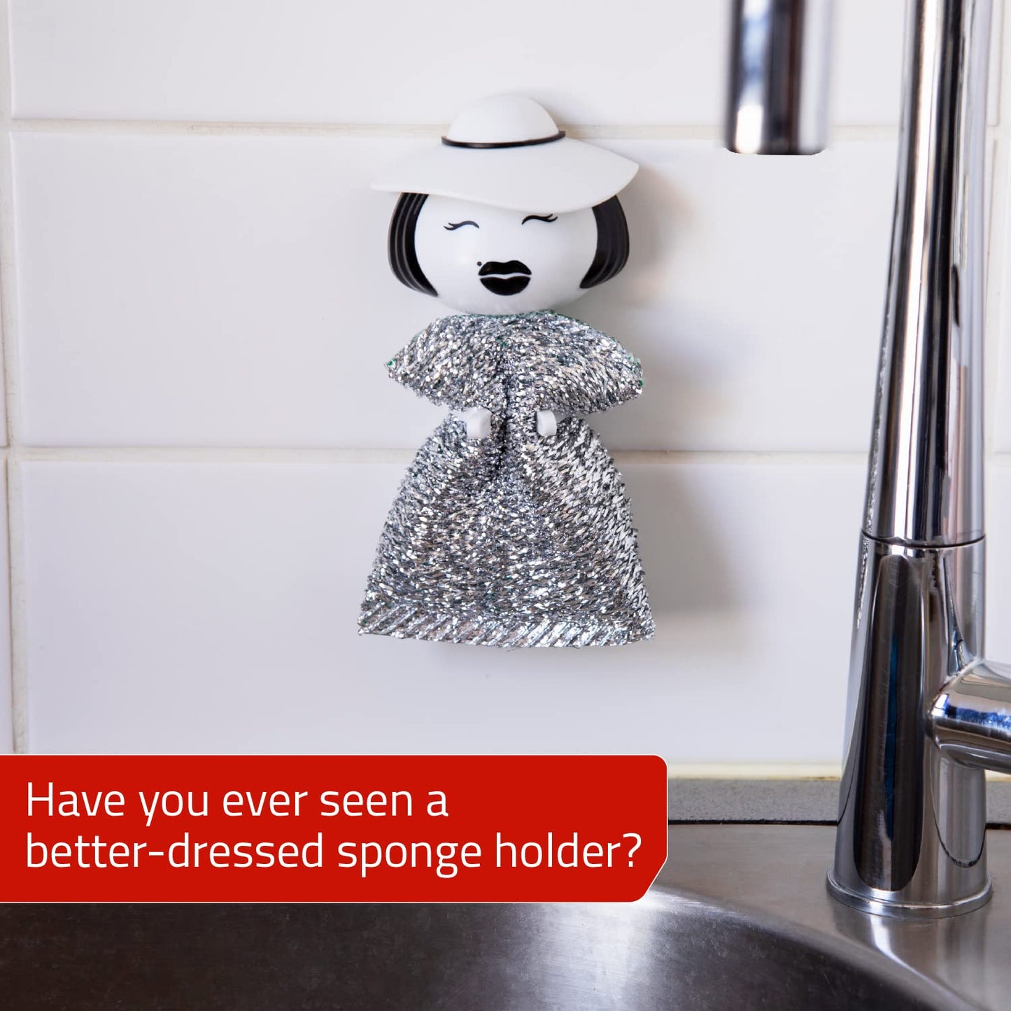 Mrs. Sponge Kitchen Sponge Holder