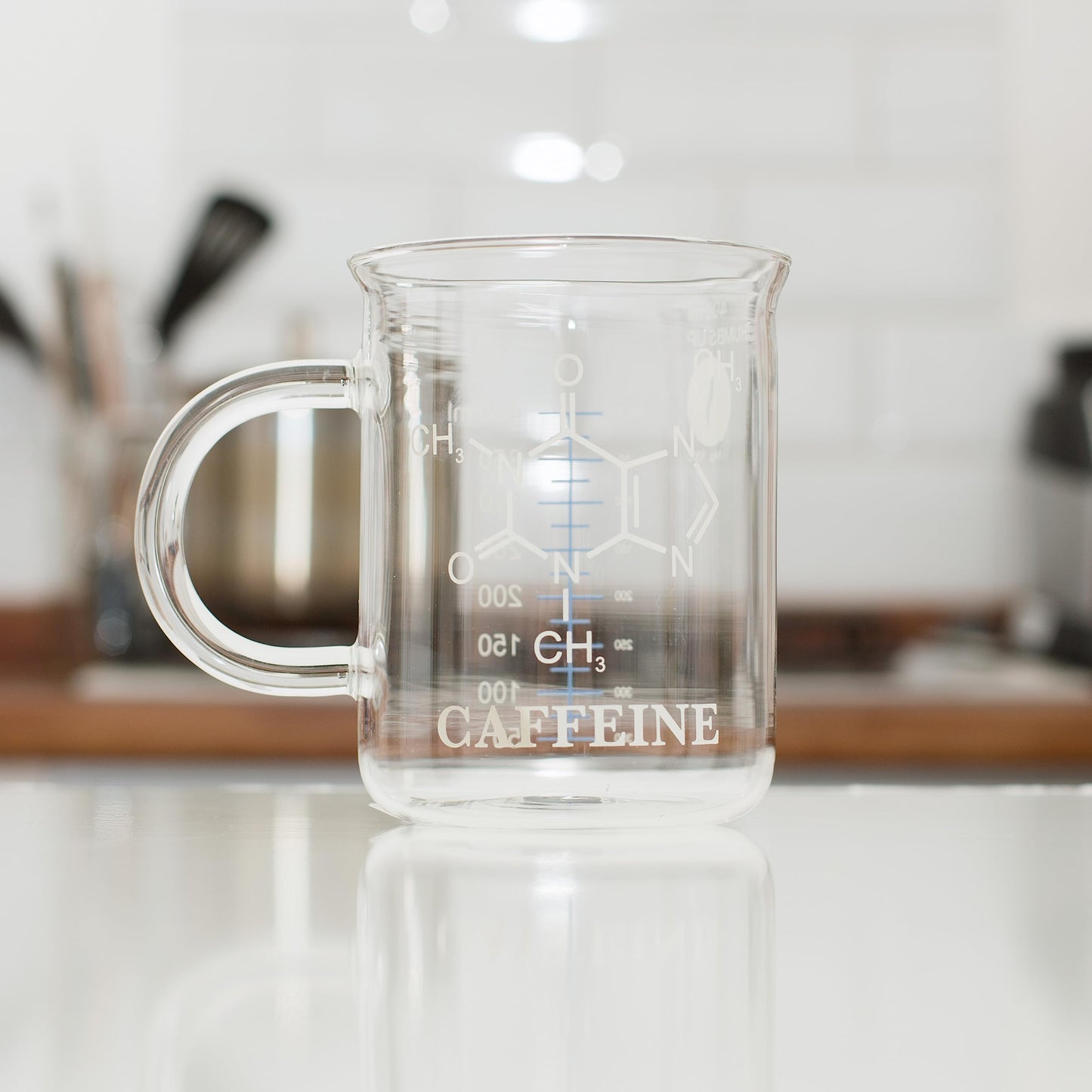 Glass Chemistry Caffeine Mug