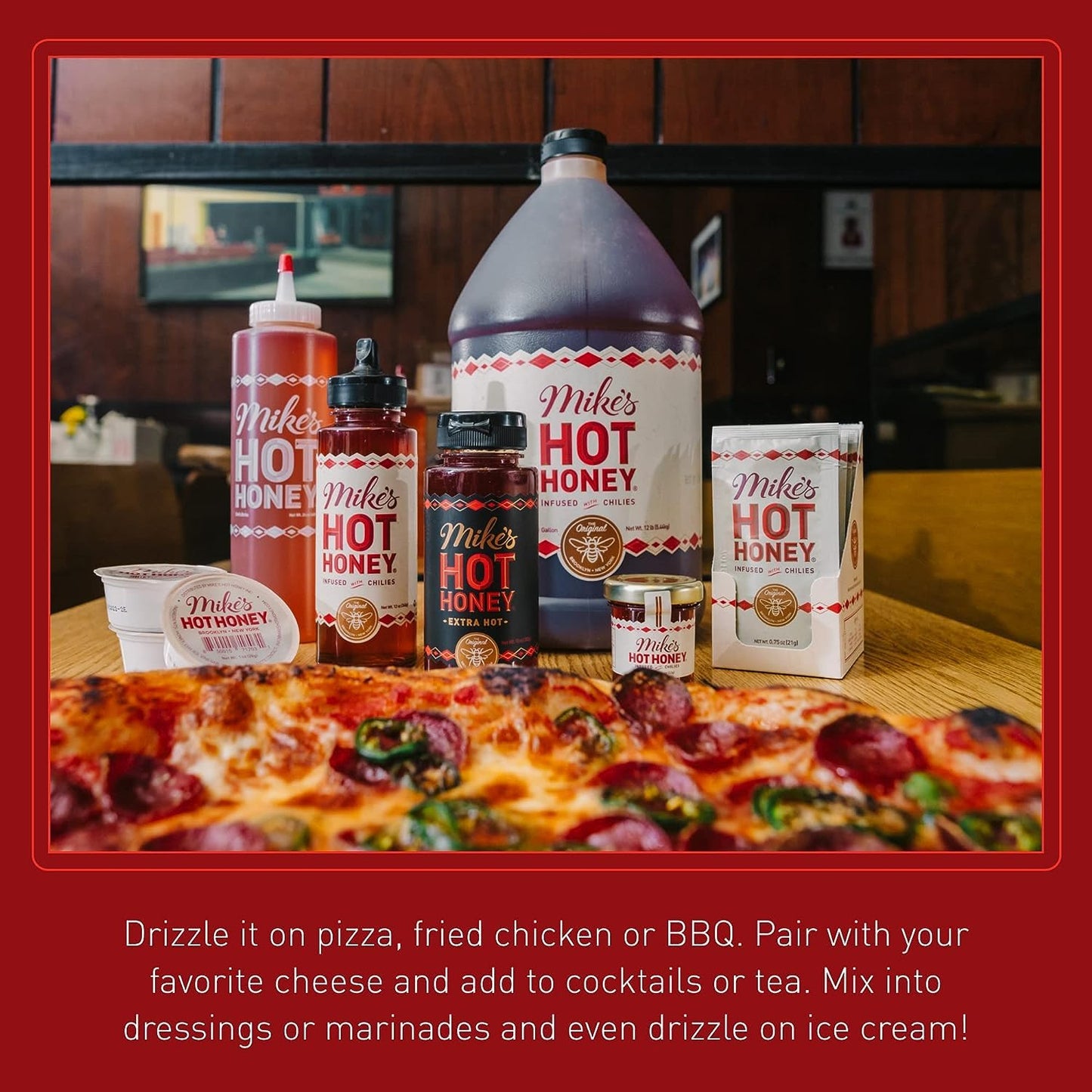 Mike's Hot Honey - Spicy Honey with Chili Peppers