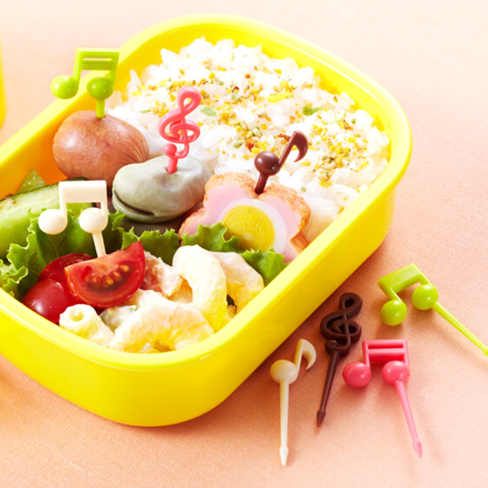 Musical Note Shape Fruit Forks - 16 PCS