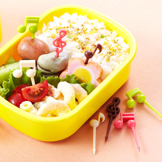 Musical Note Shape Fruit Forks - 16 PCS