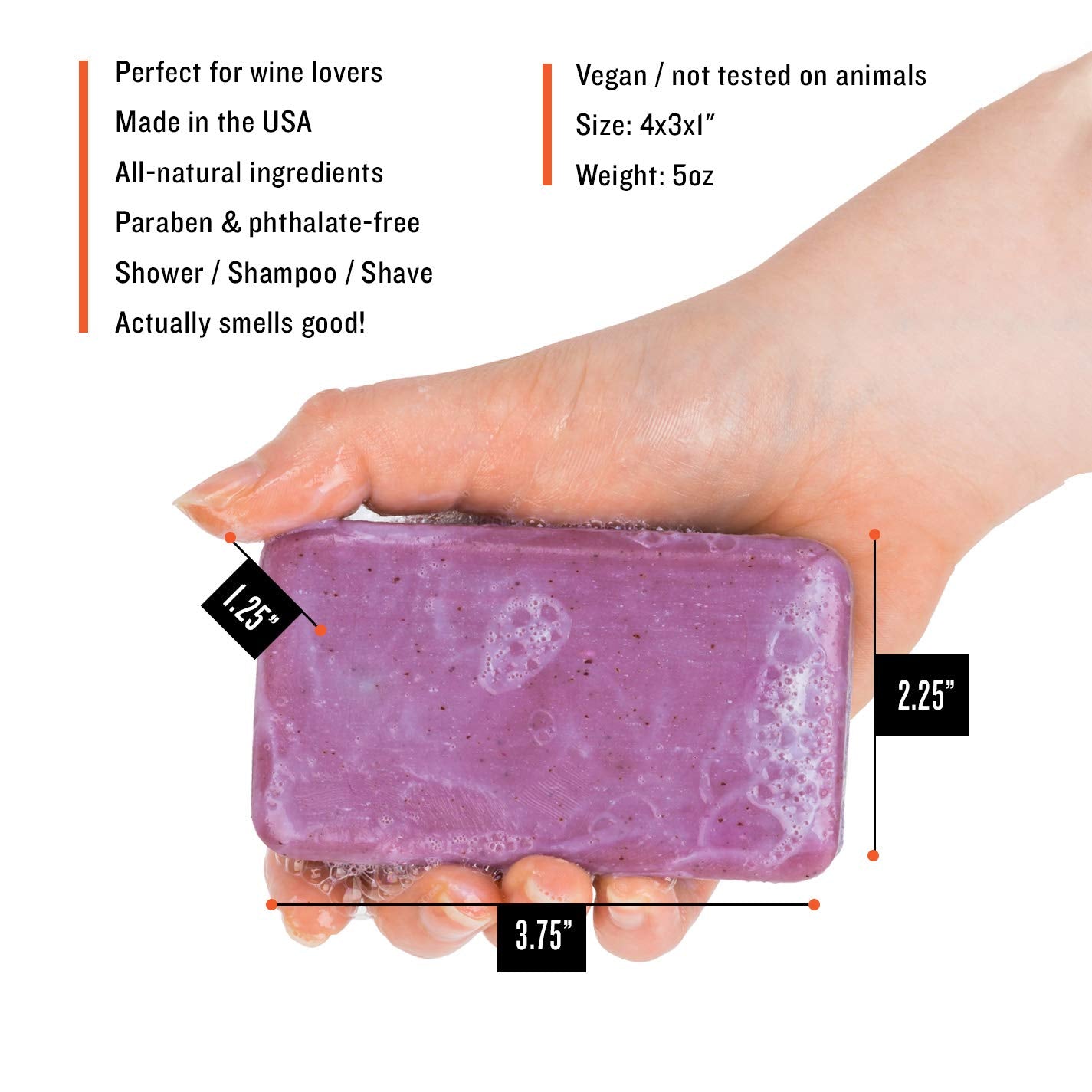 Vintage Merlot Wine Soap