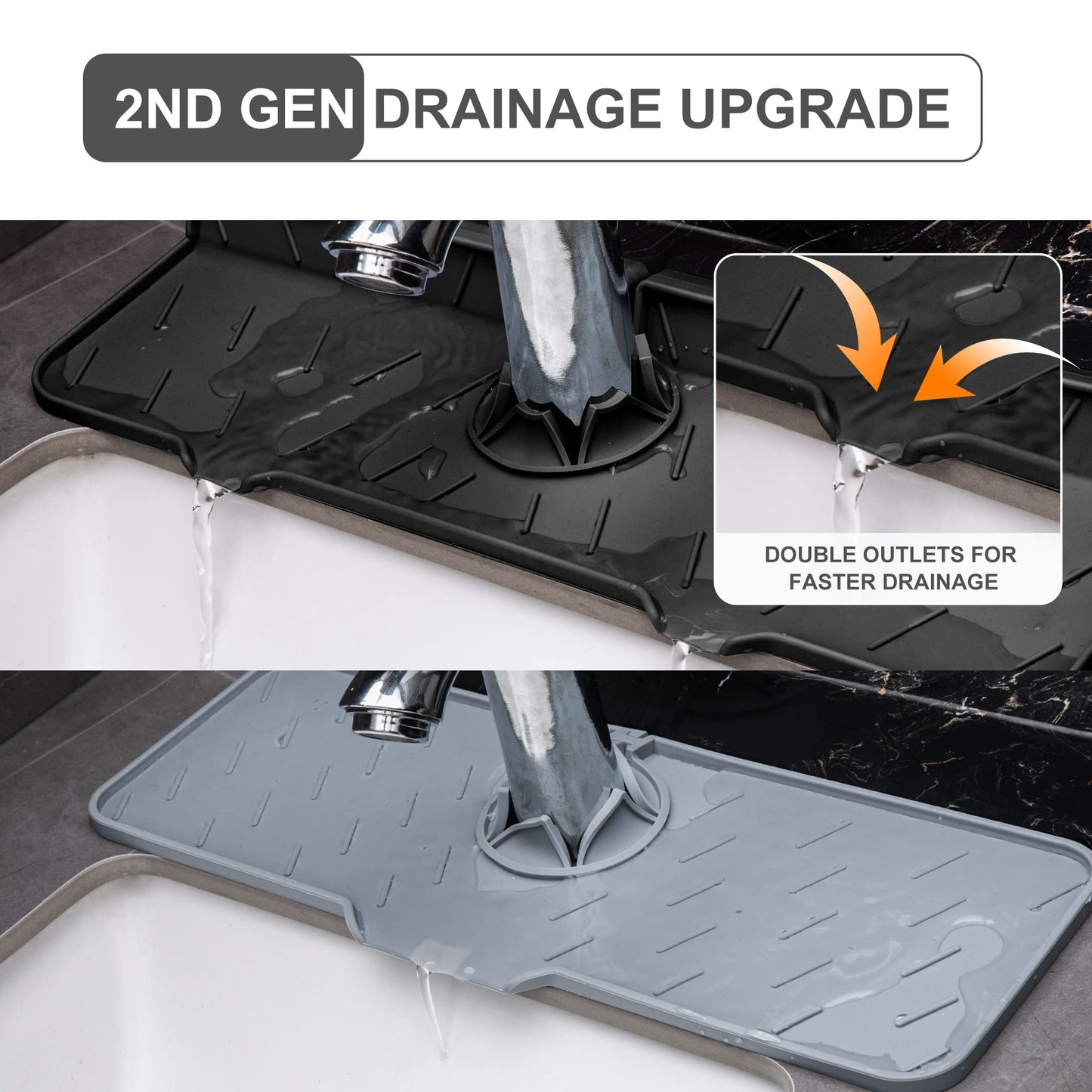 Silicone Faucet Splash Guard