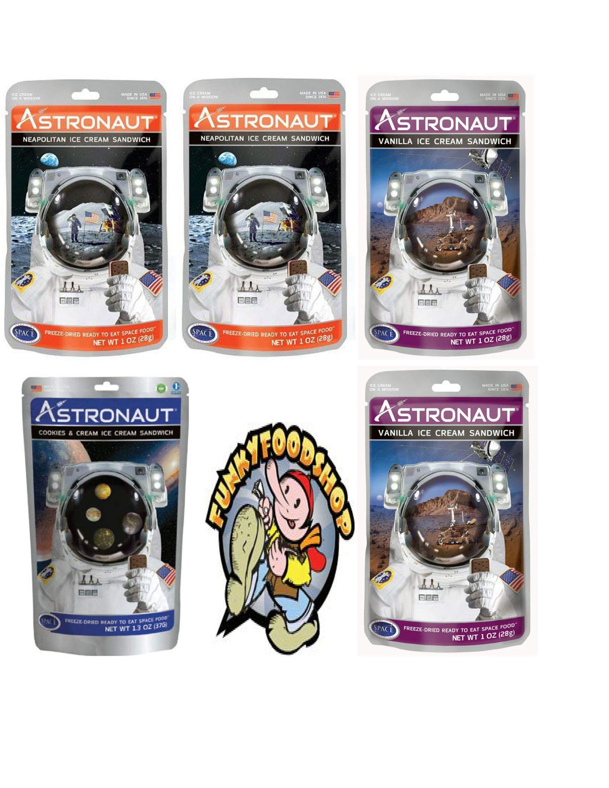 Astronaut Ice Cream Variety Pack