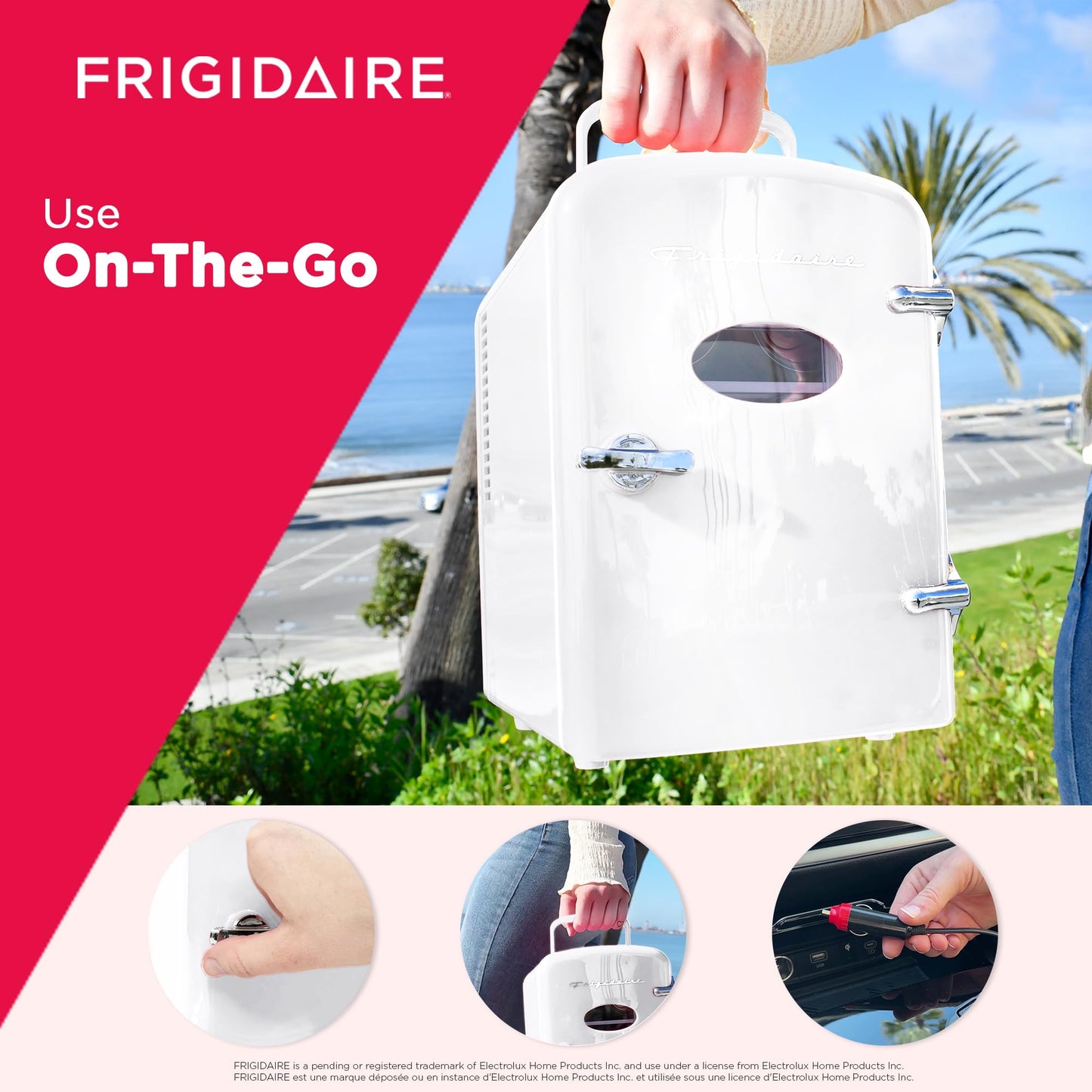 Compact White Mini Fridge