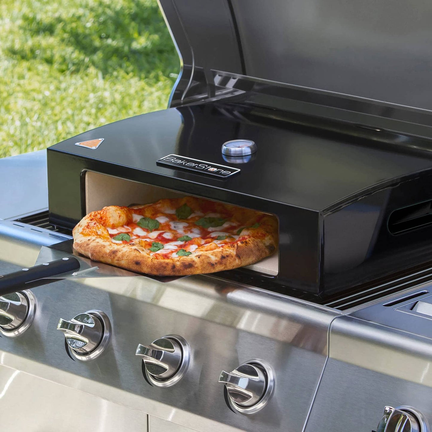 Outdoor Pizza Oven for Grill Top | Portable Wood Pellet Fired Pizza Maker