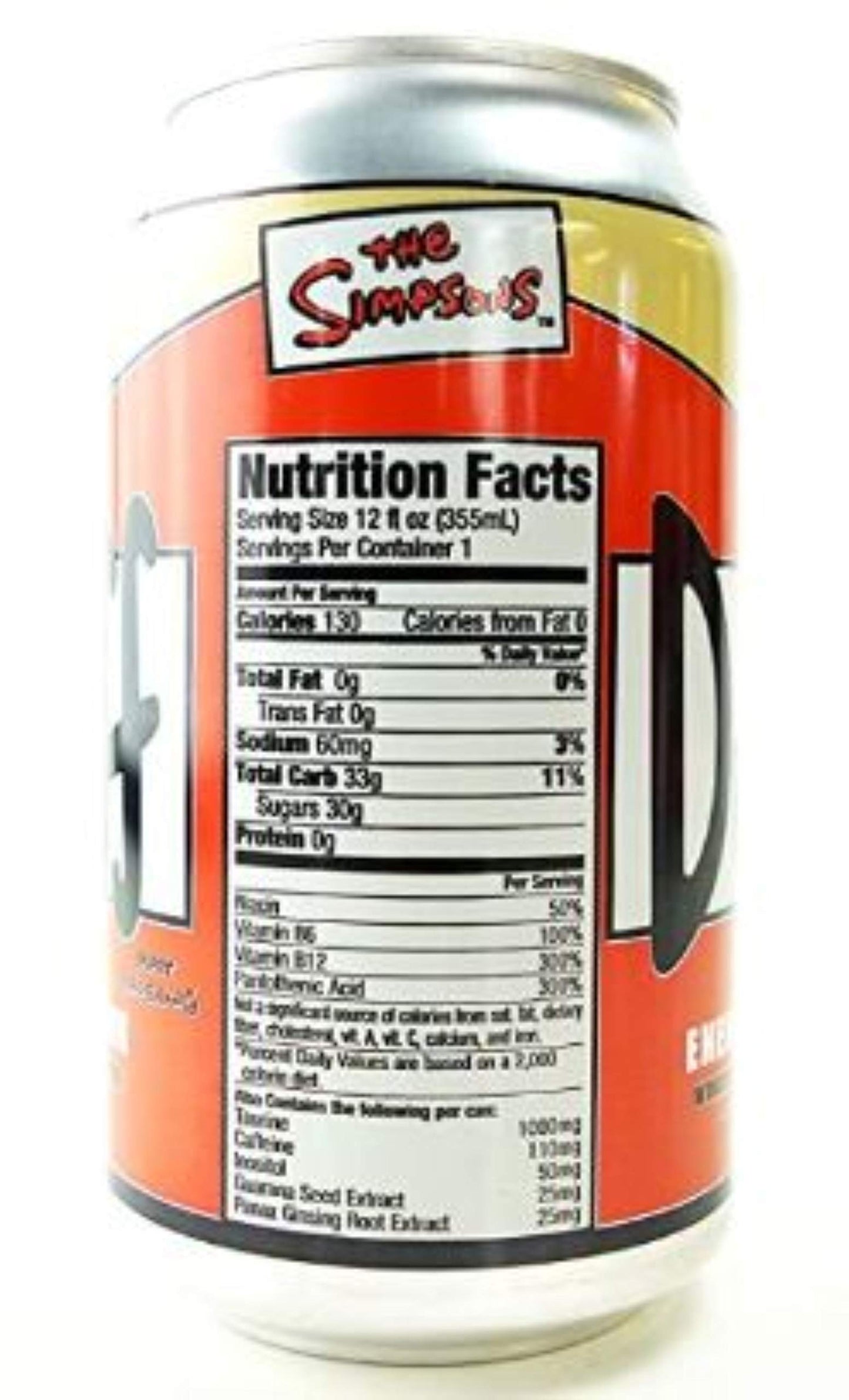 The Simpsons Duff Energy Drink