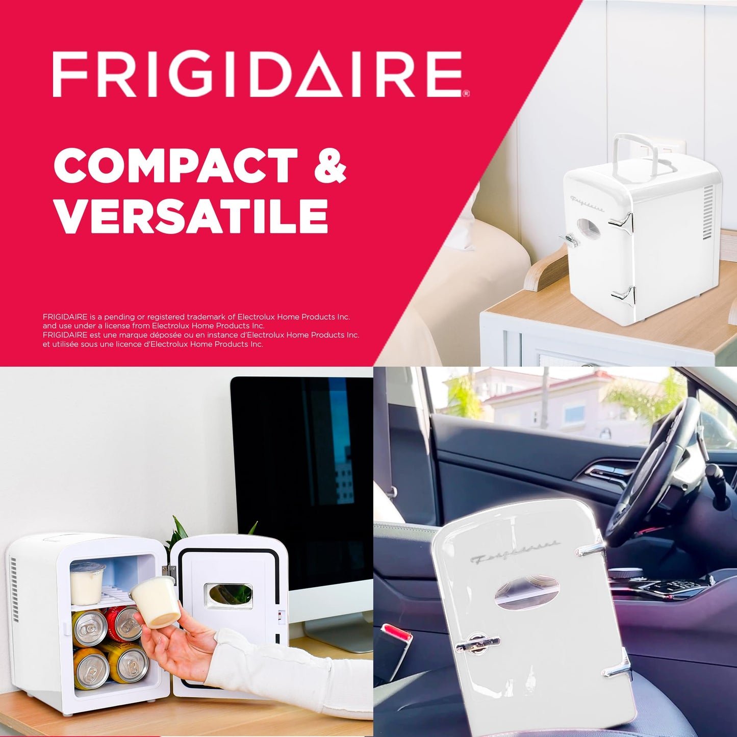 Compact White Mini Fridge