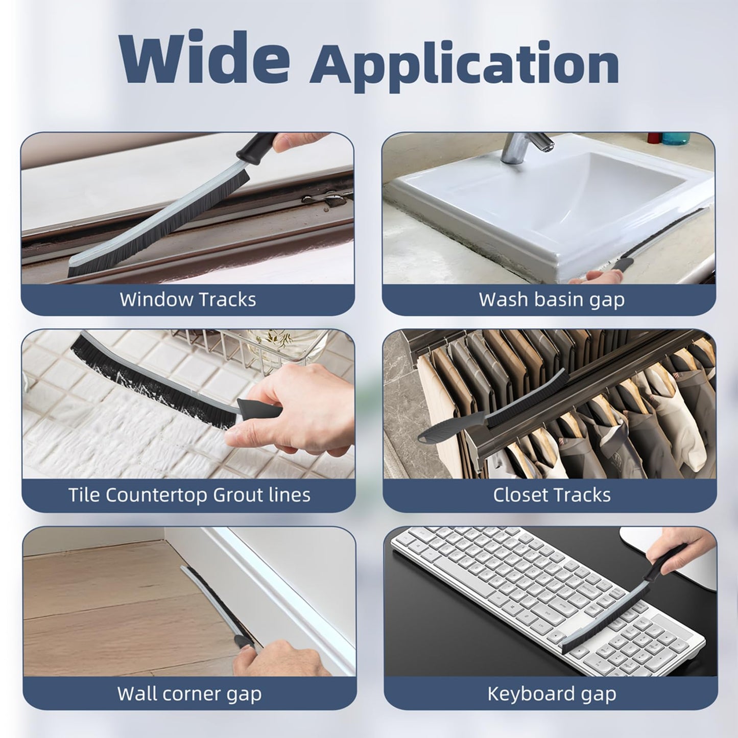Hard Bristle Crevice Cleaning Brush