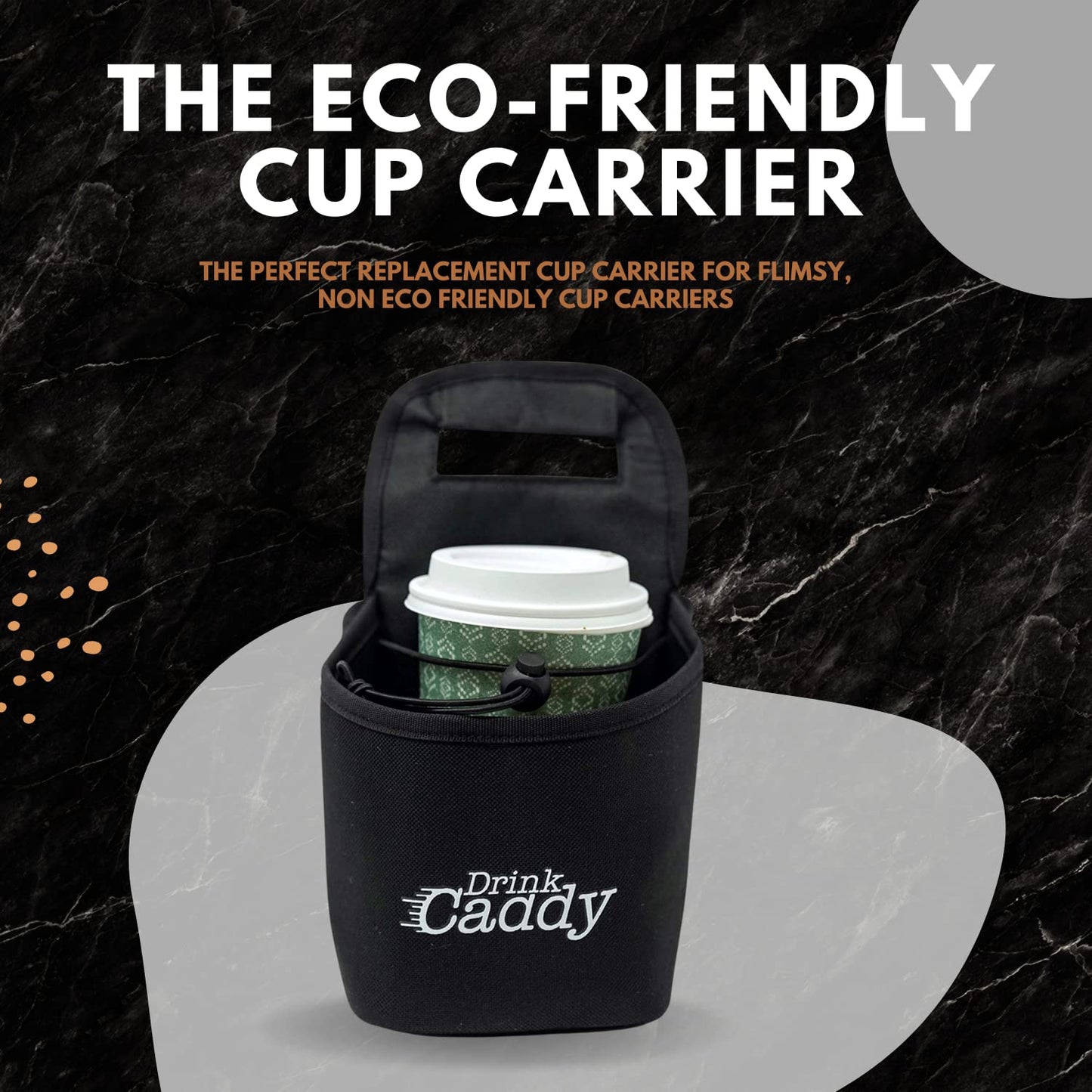 Portable Drink Carrier and Reusable Cup Holder