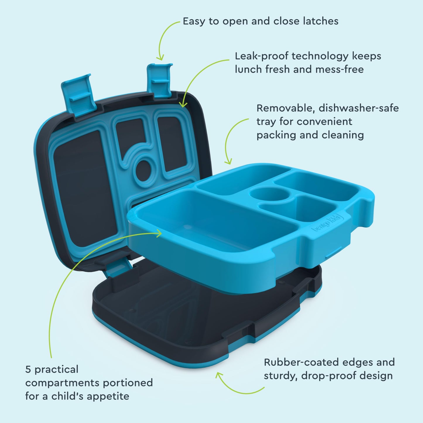 Kids Leak-Proof Bento Lunch Box | Dinosaur Print