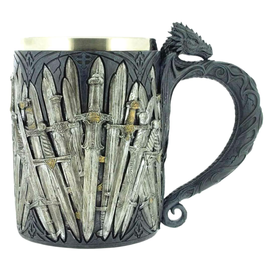 Legends of The Swords Dragon Mug Tankard - 13oz