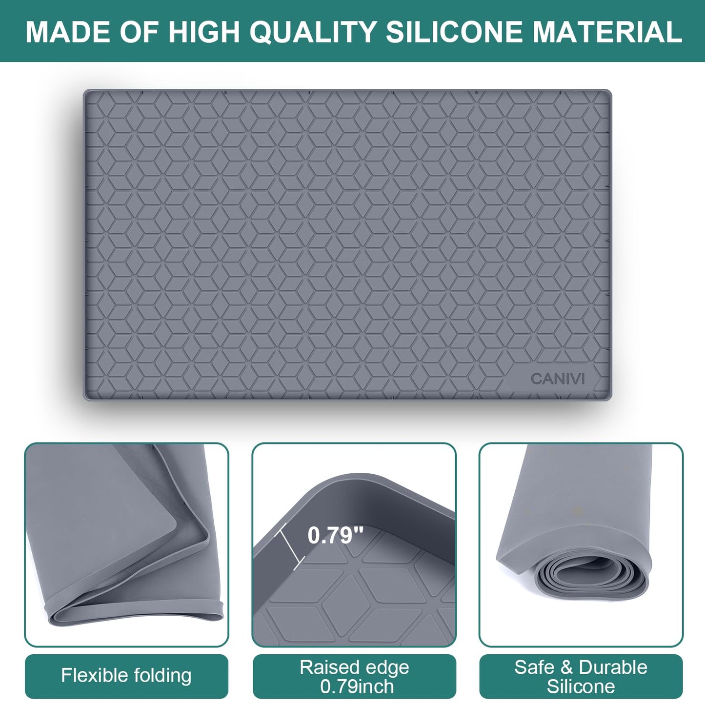 Waterproof Silicone Under Sink Tray
