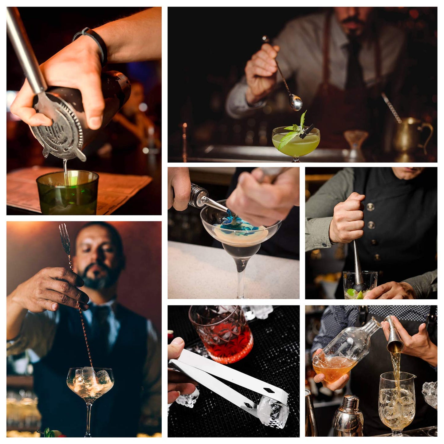 Complete Cocktail Shaker Mixology Set