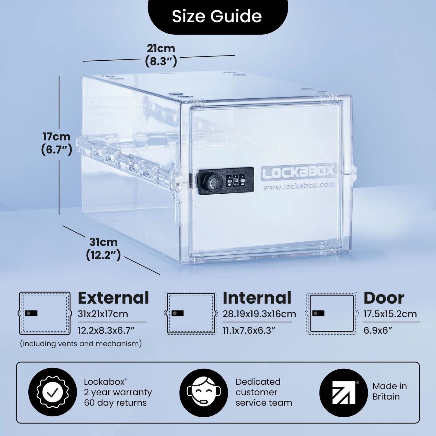 Lockable Storage Box for Food and More