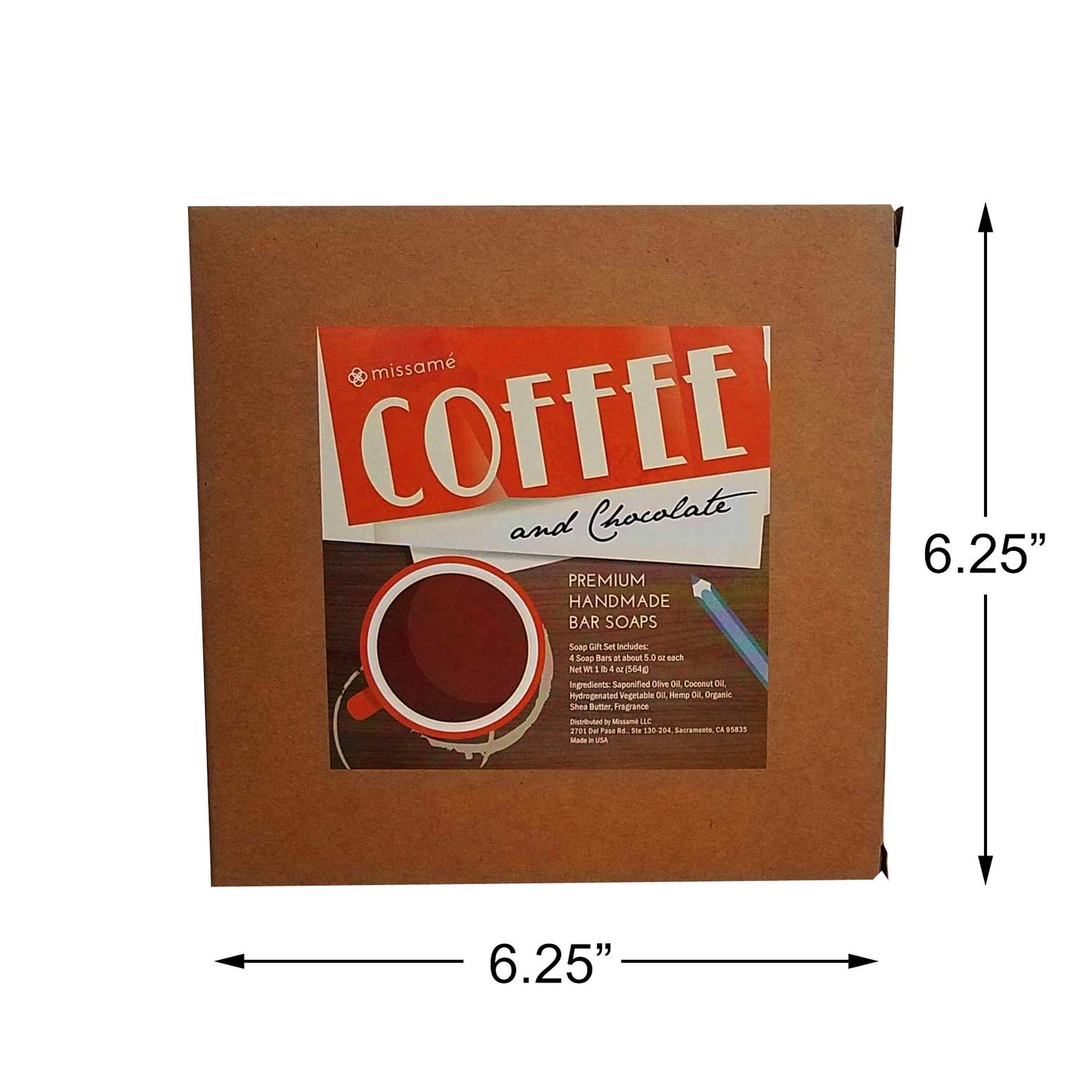 Handmade Bar Soap Gift Set - Coffee & Chocolate