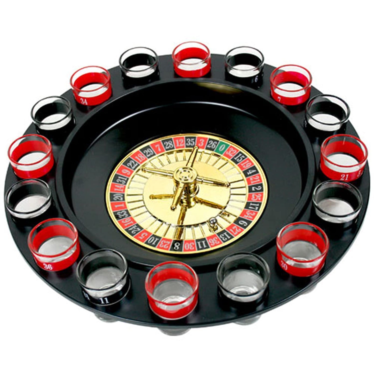 Shot Glass Roulette Drinking Game Set