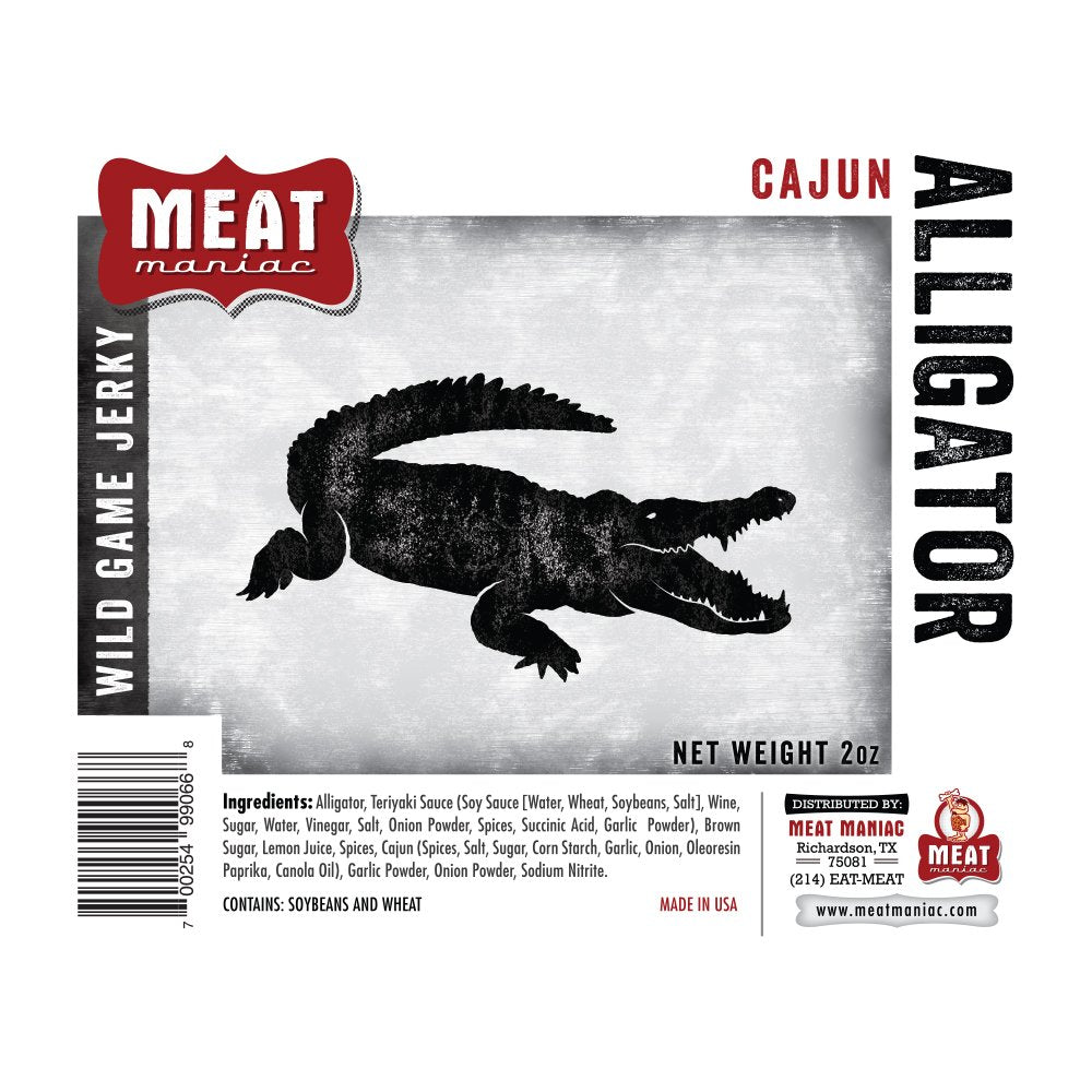 Cajun Alligator Jerky - Exotic Game Jerky