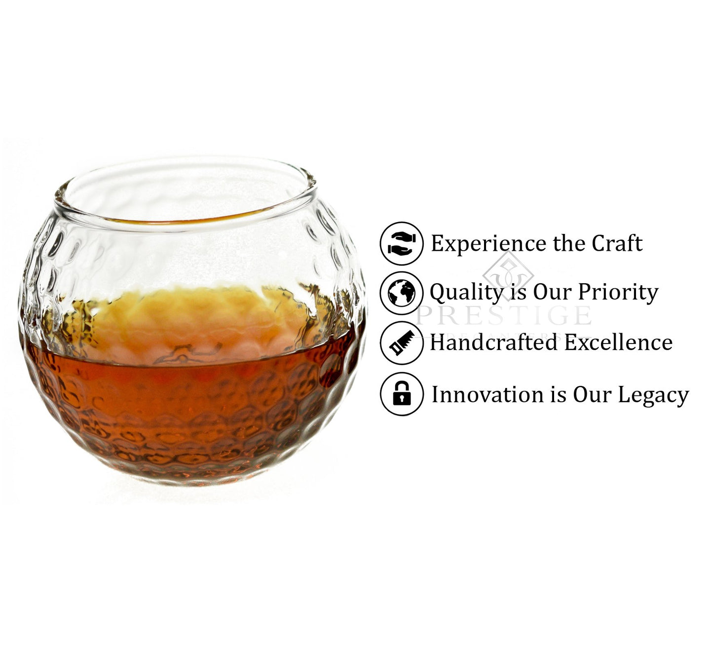 Golf Whiskey Glasses - Set of 2 Rocks Glasses