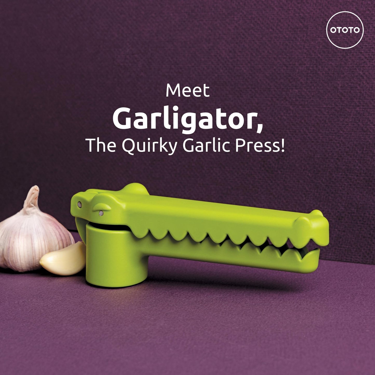 Garligator Garlic Press