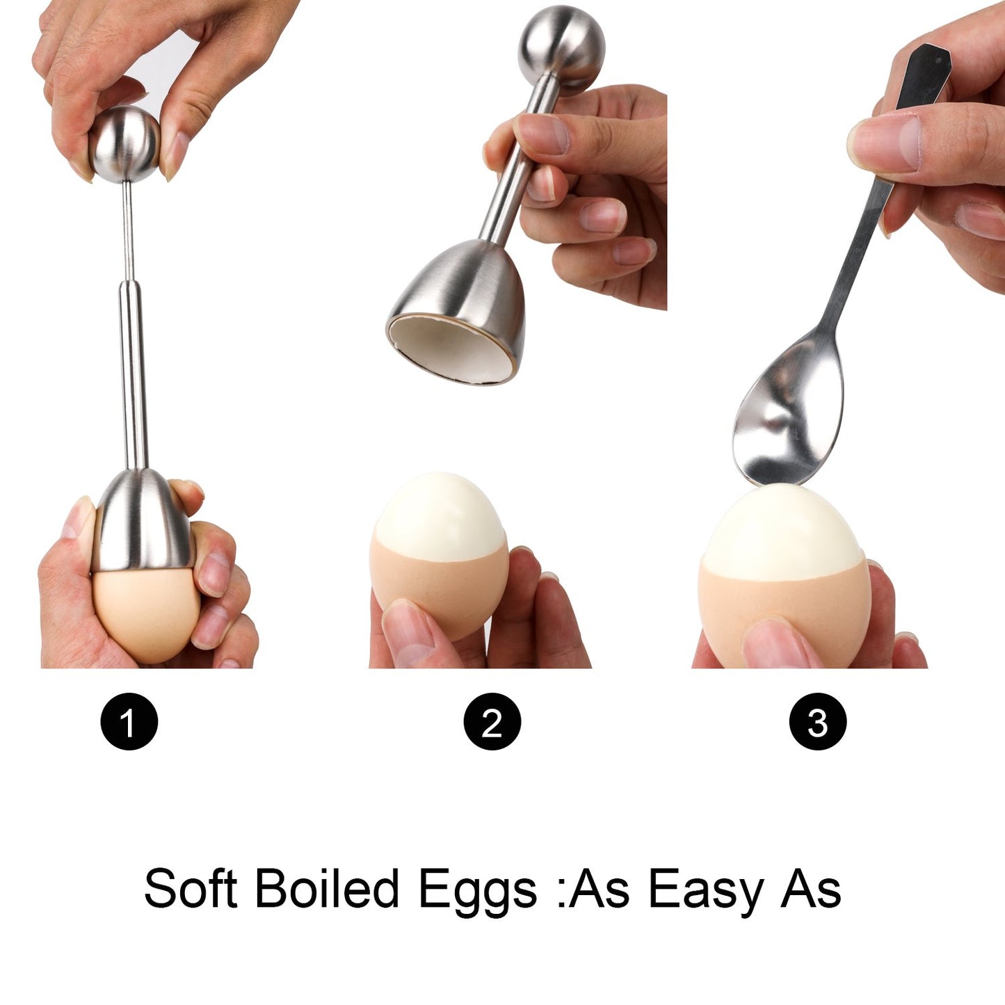 Egg Topper Set with Spoons and Cups