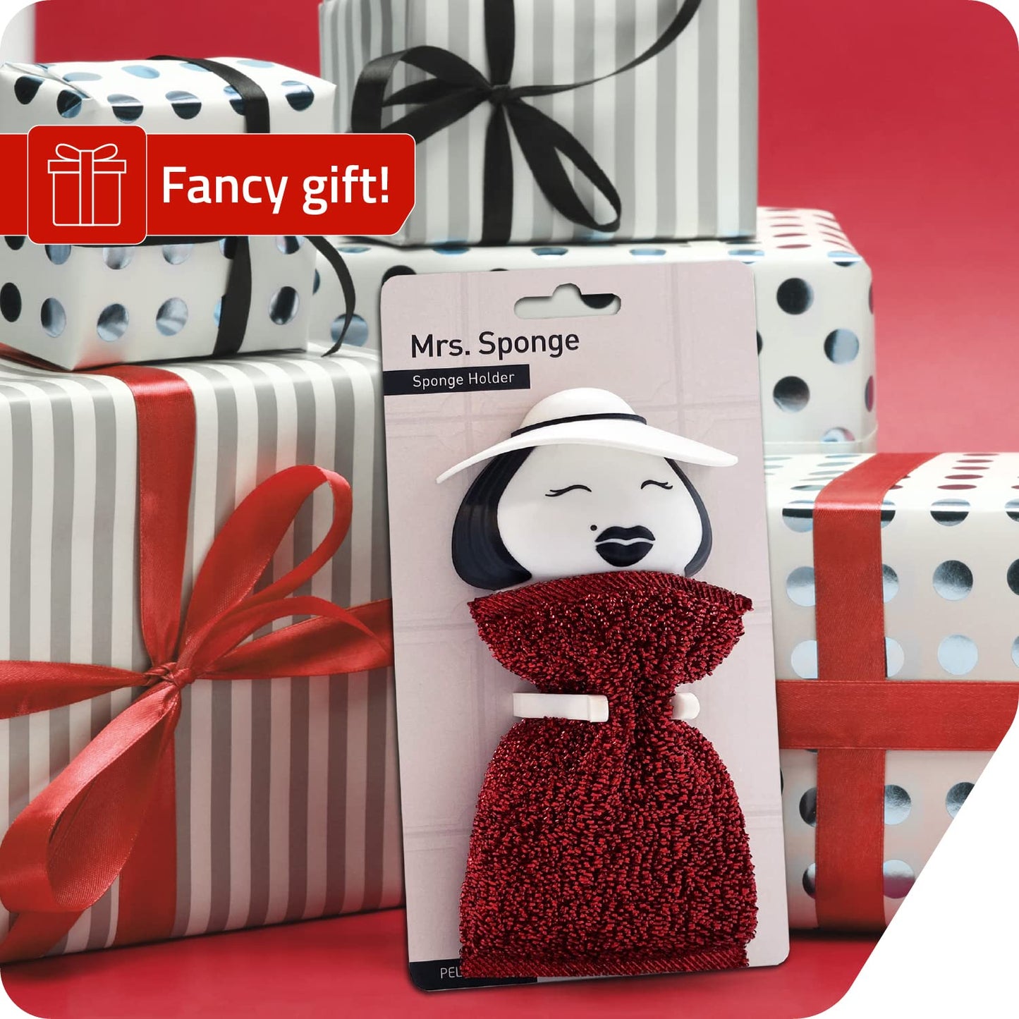 Mrs. Sponge Kitchen Sponge Holder