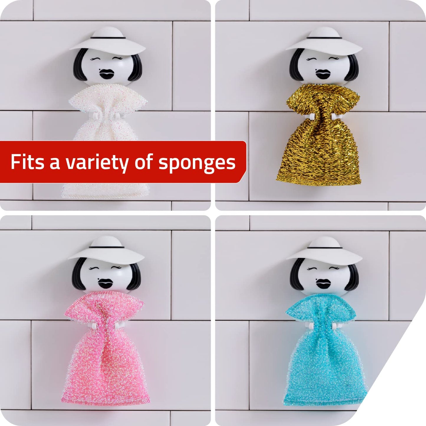 Mrs. Sponge Kitchen Sponge Holder