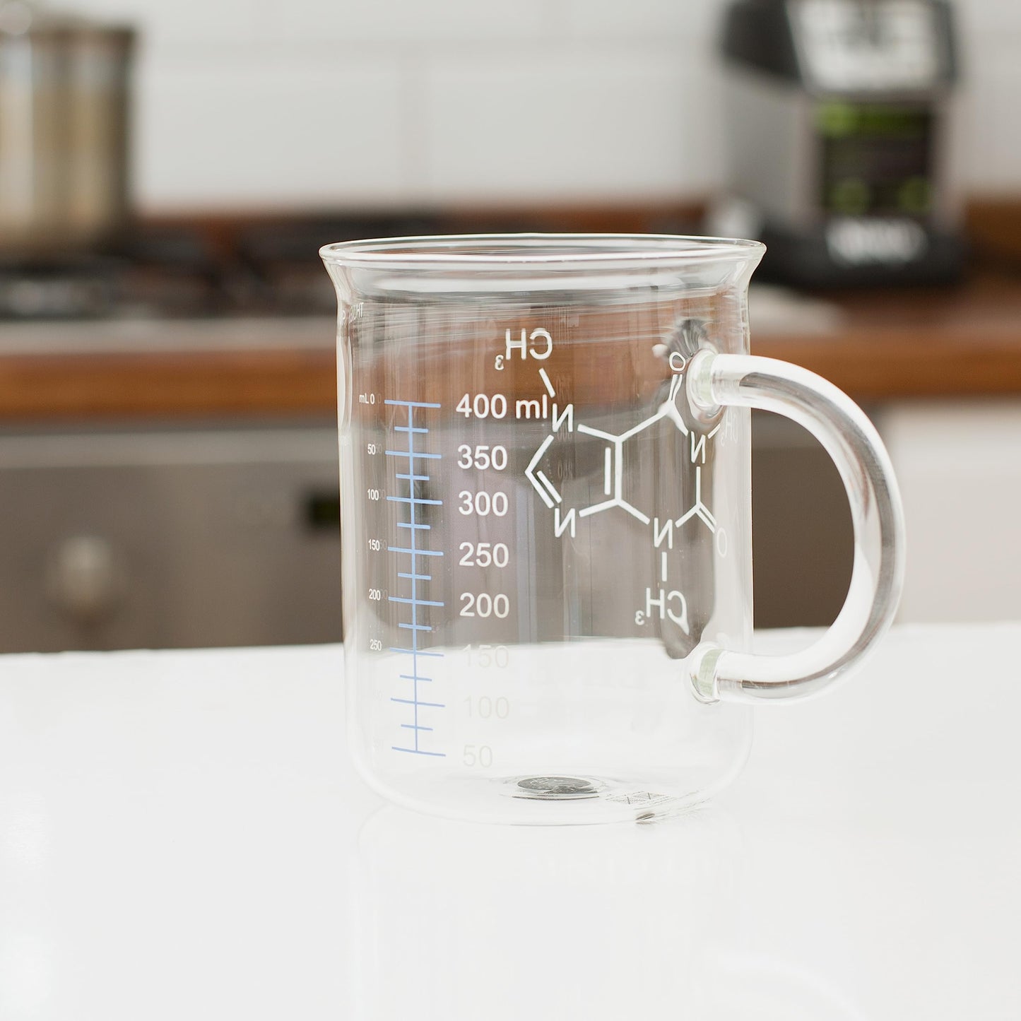 Glass Chemistry Caffeine Mug