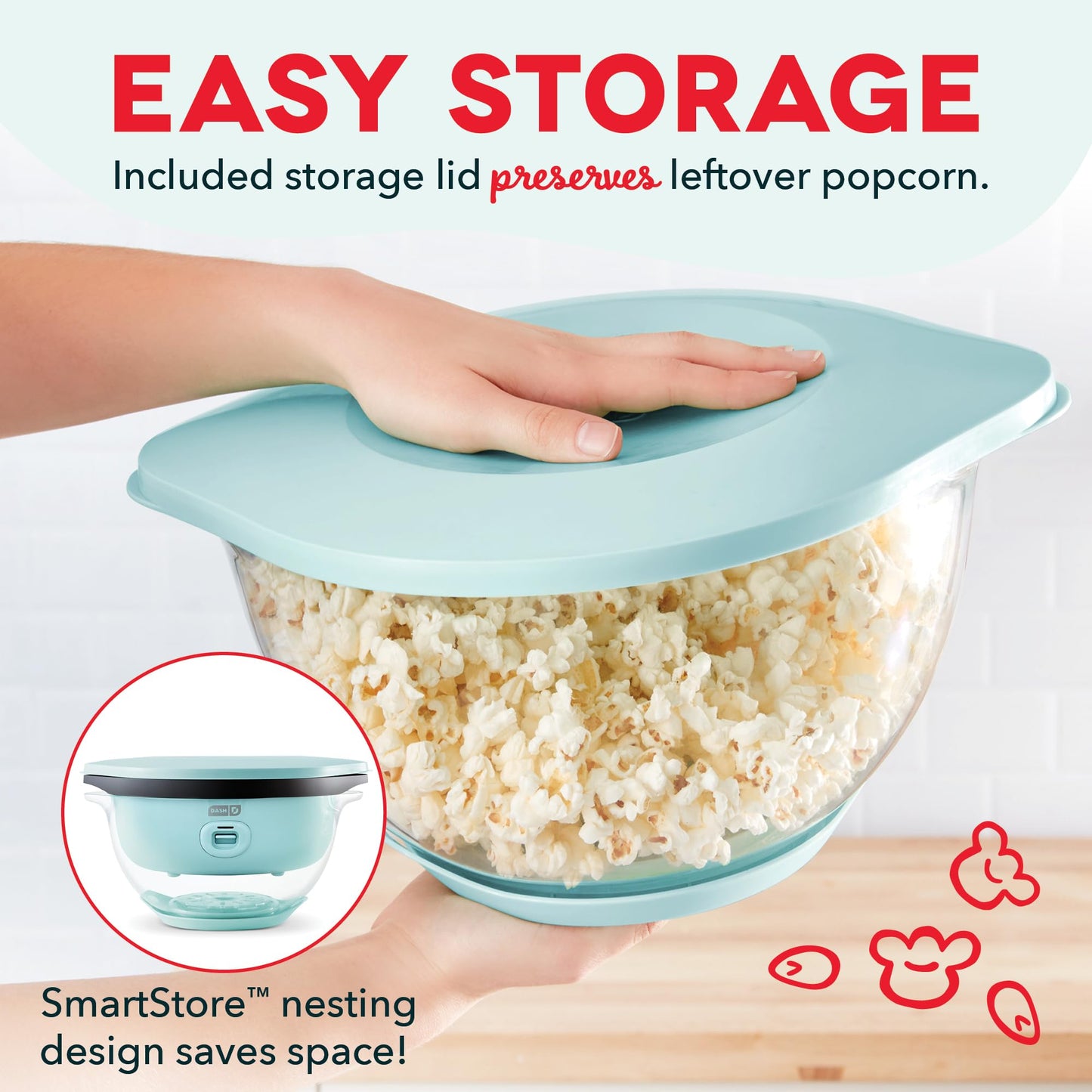 Deluxe Stirring Popcorn Maker - 24 Cups