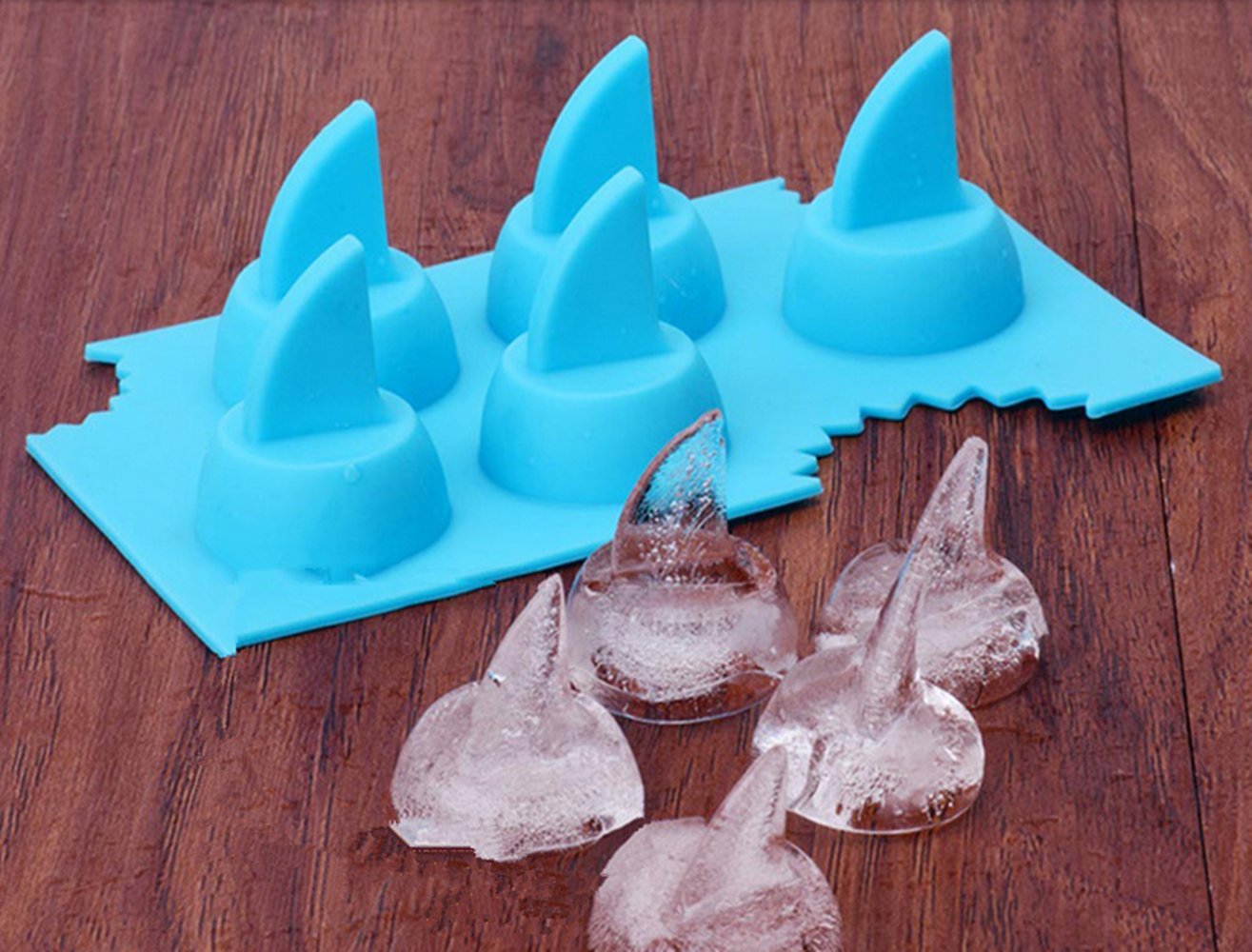 Novelty Silicone Shark Fin Moulds - 2 Pack