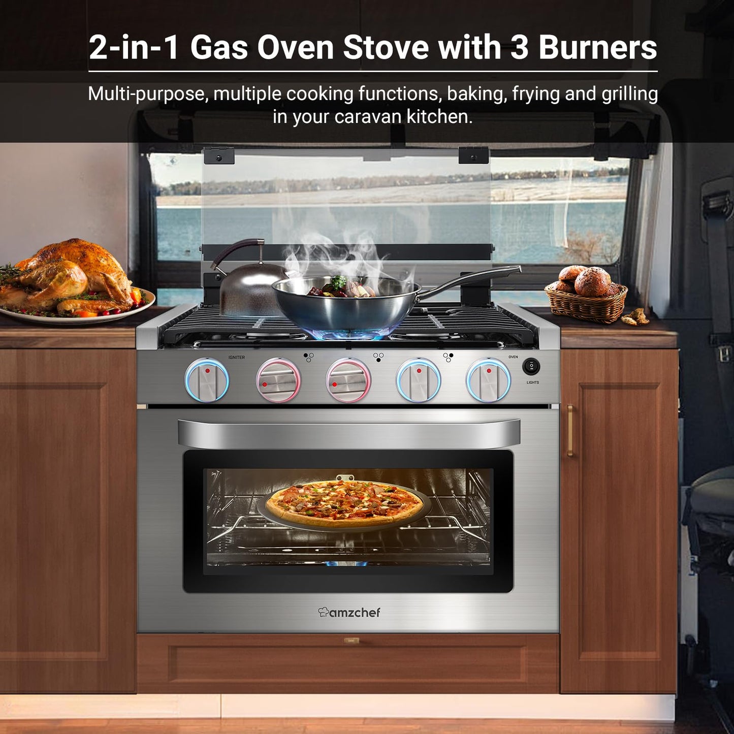 Gas Range Oven for RV