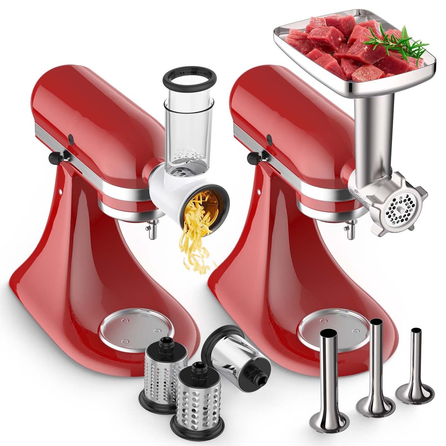 Meat Grinder & Slicer Shredder for KitchenAid