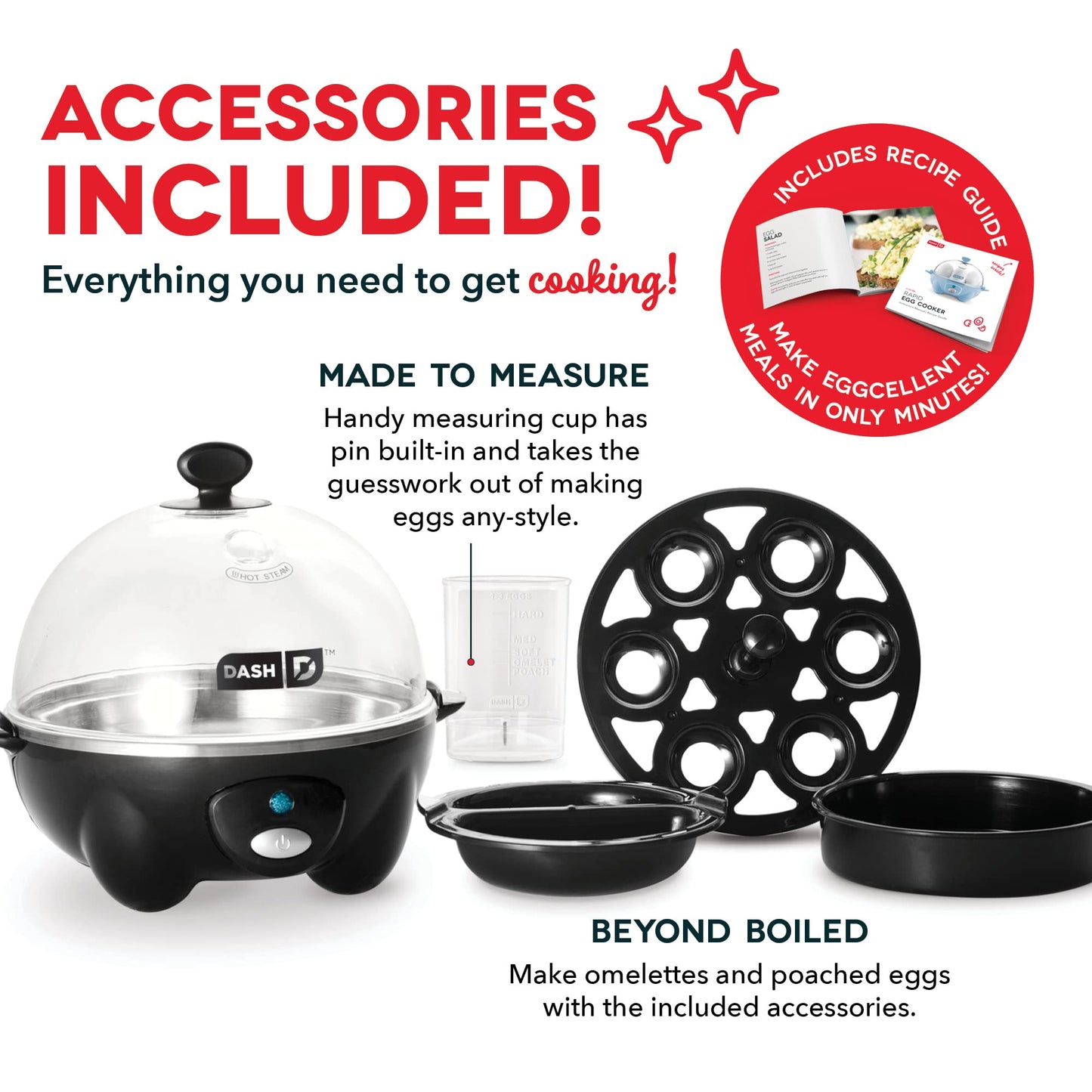 Rapid Egg Cooker - 6 Egg Capacity