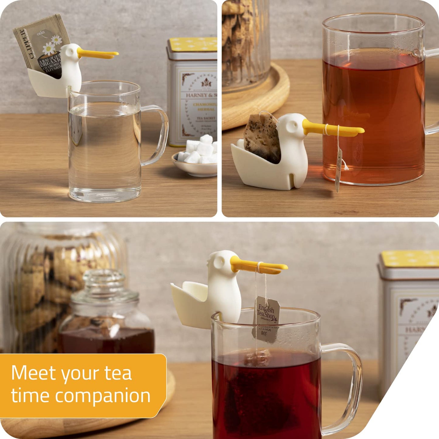 Pelicup: Tea Bag Holder