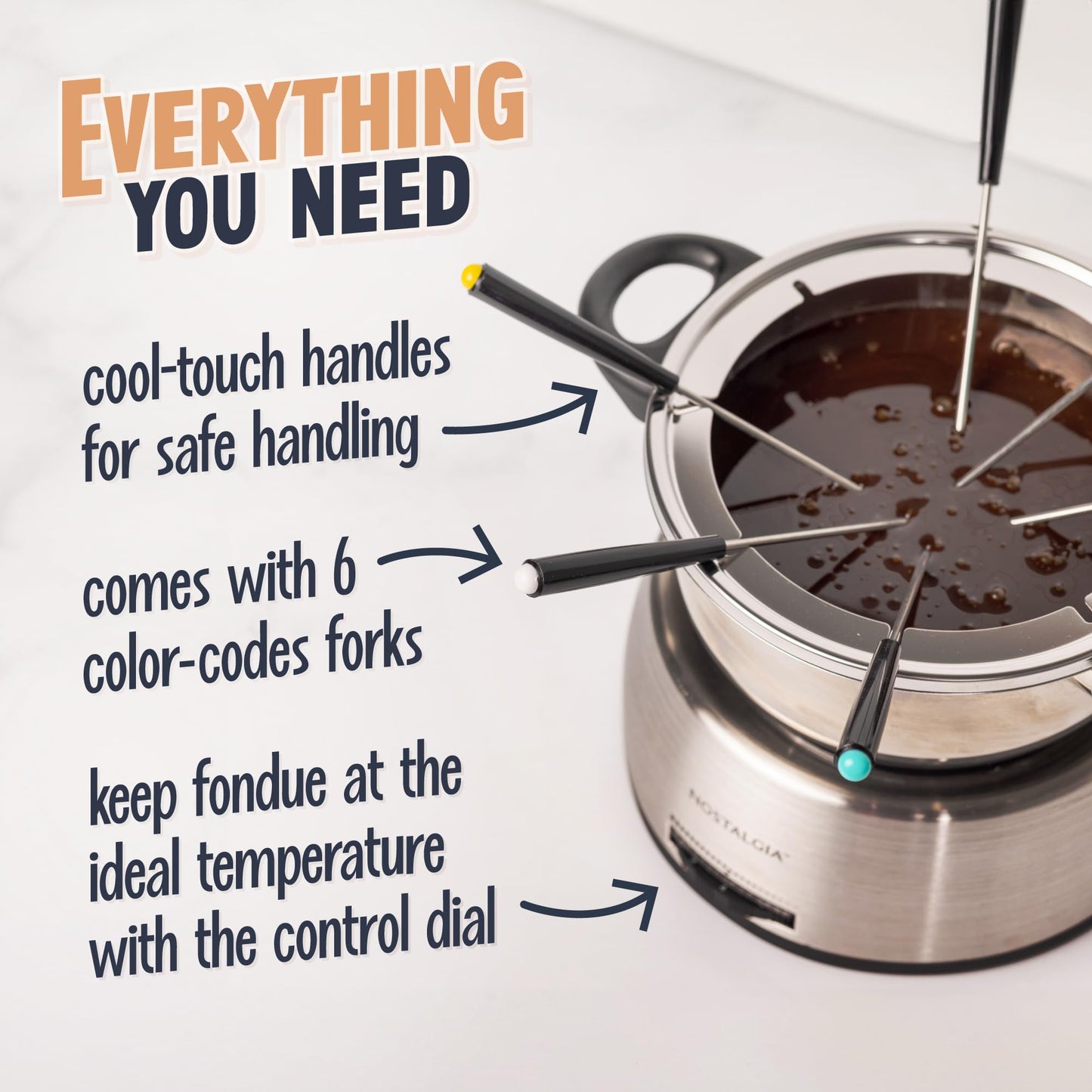 6-Cup Electric Fondue Pot Set