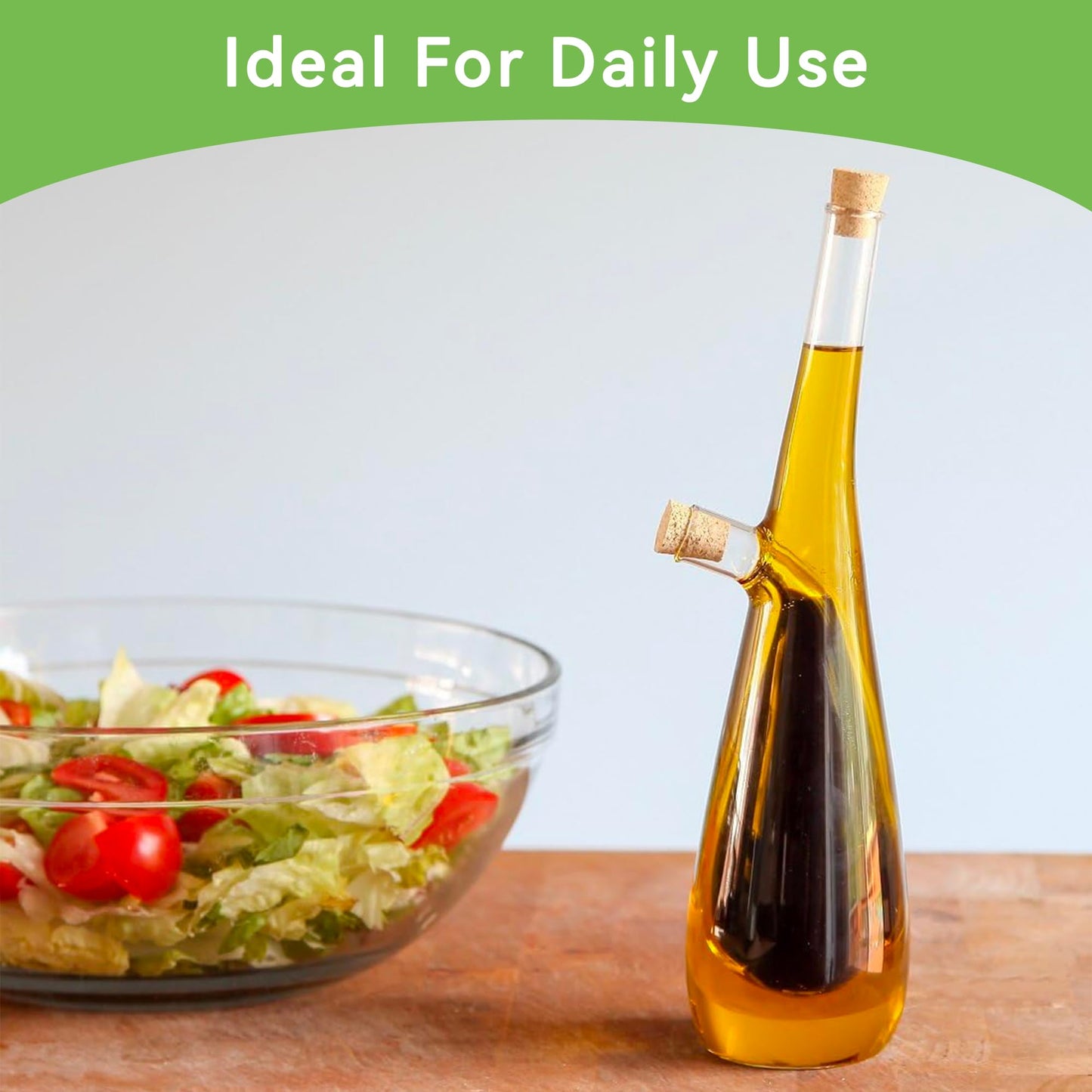Glass Olive Oil and Vinegar Dispenser Set
