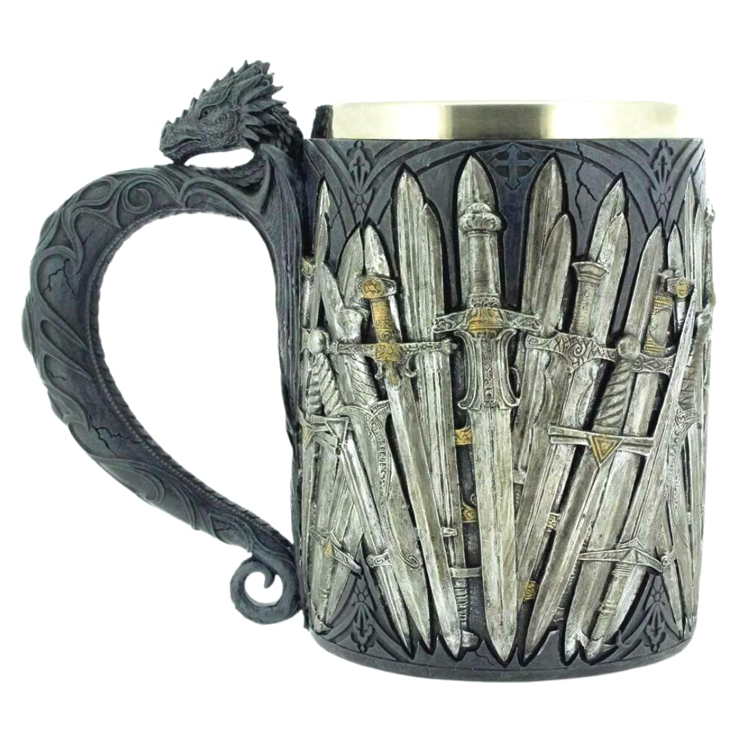Legends of The Swords Dragon Mug Tankard - 13oz