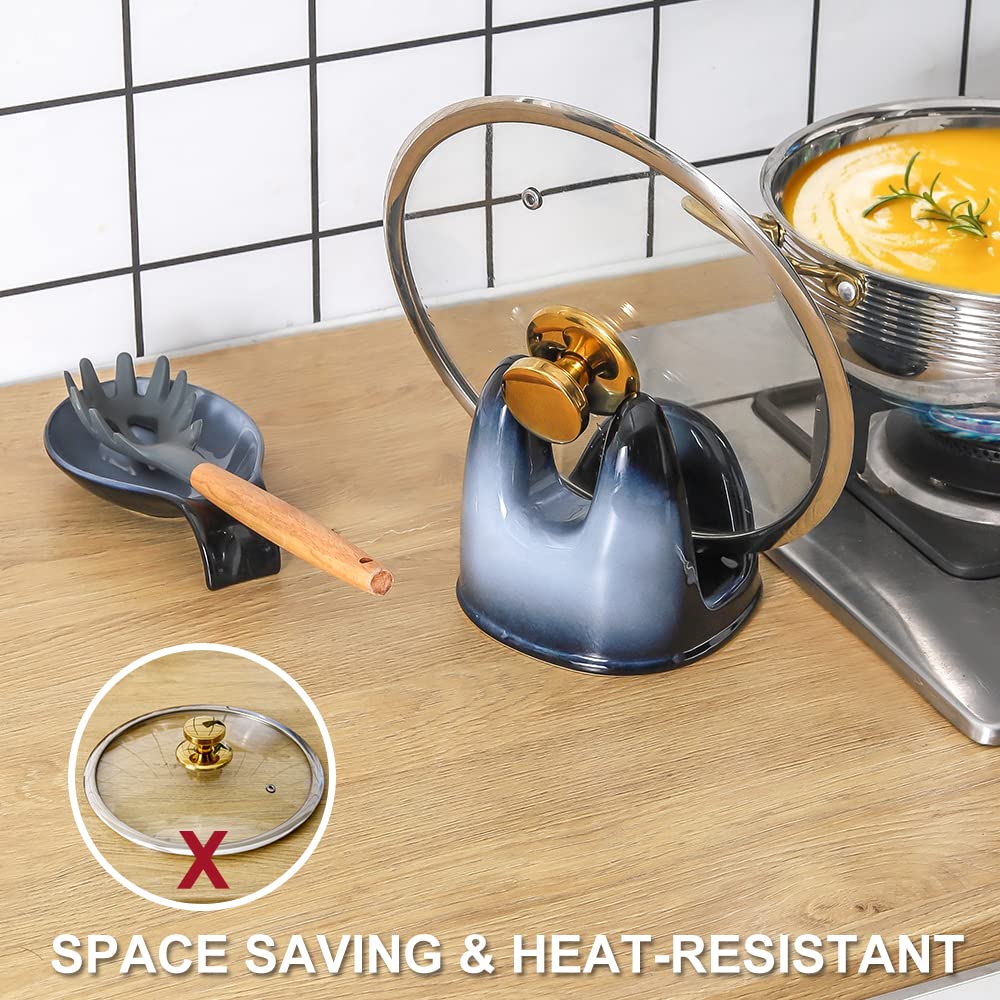 Pot Lid Holder - Elegant Grey