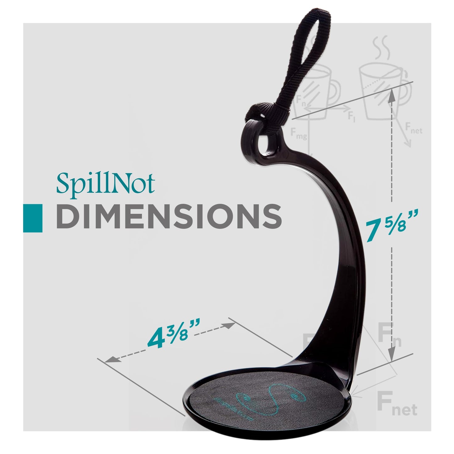SpillNot - Non-Slip Cup Holder Drink Tray