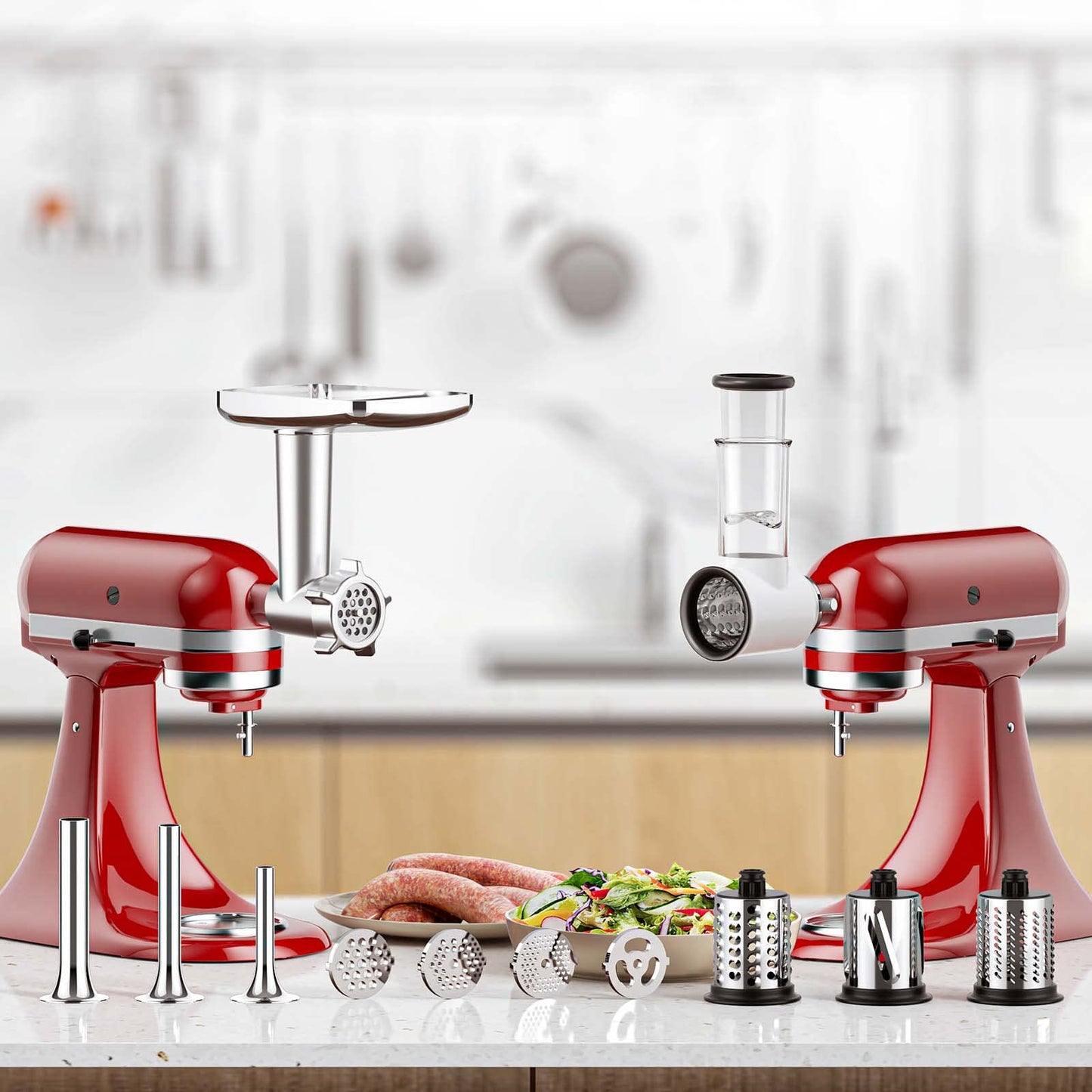 Meat Grinder & Slicer Shredder for KitchenAid