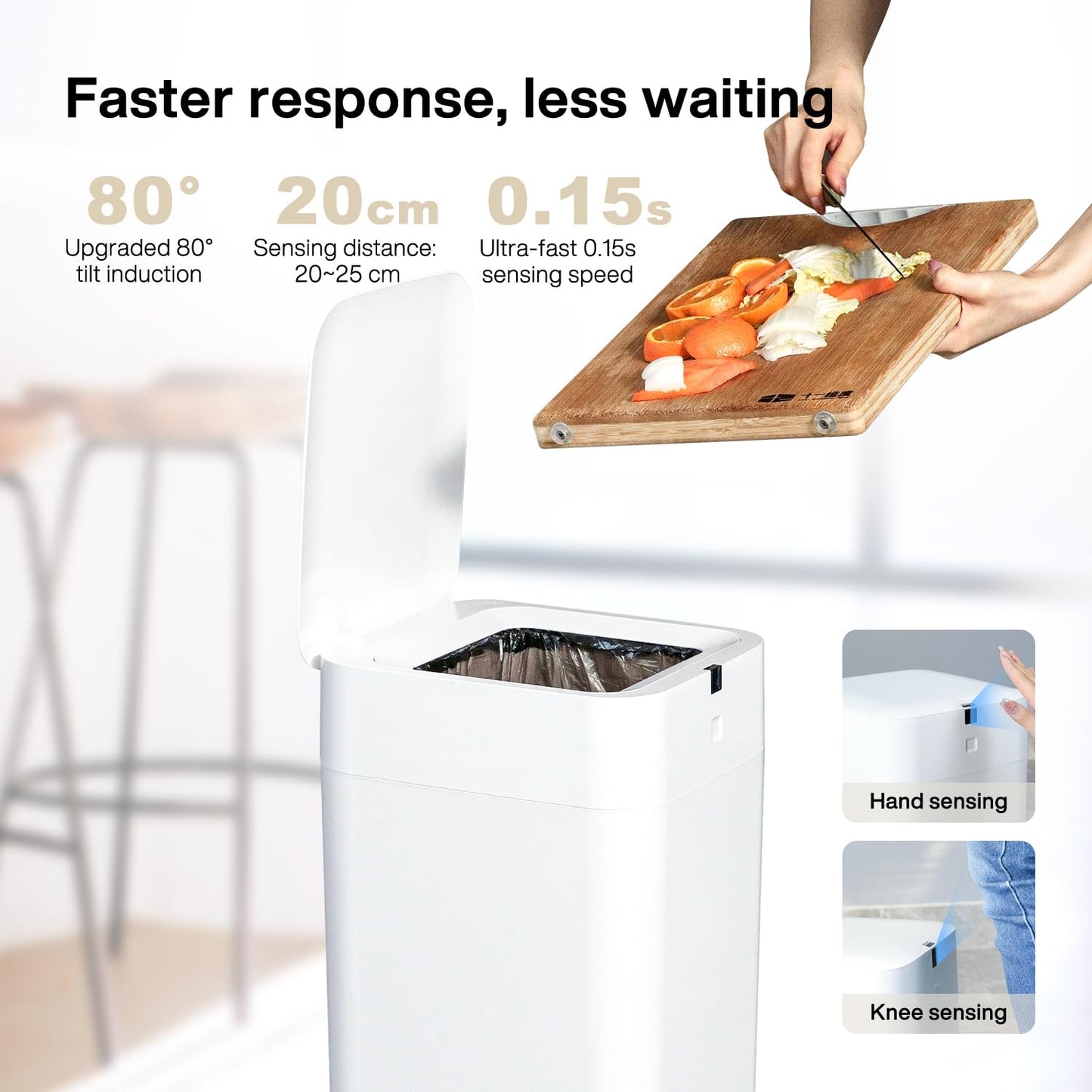 Automatic Smart Trash Can with Motion Sensor