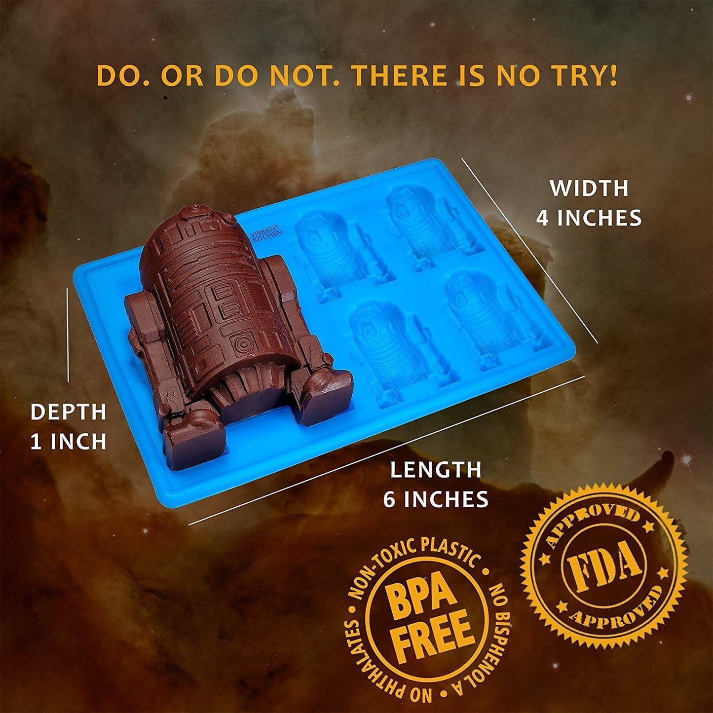 Star Wars Silicone Ice Cube Molds - Set of 8