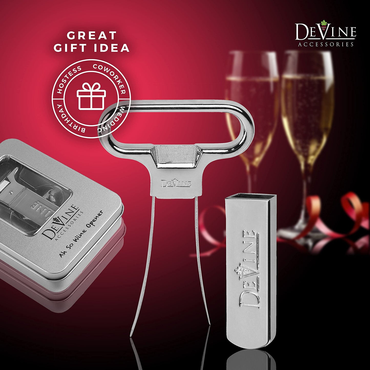 Ah So Wine Opener with Sleek Case